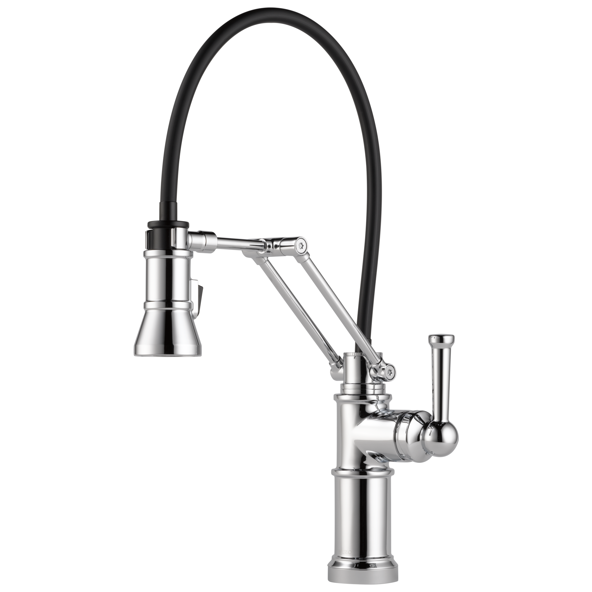 chrome kitchen faucet