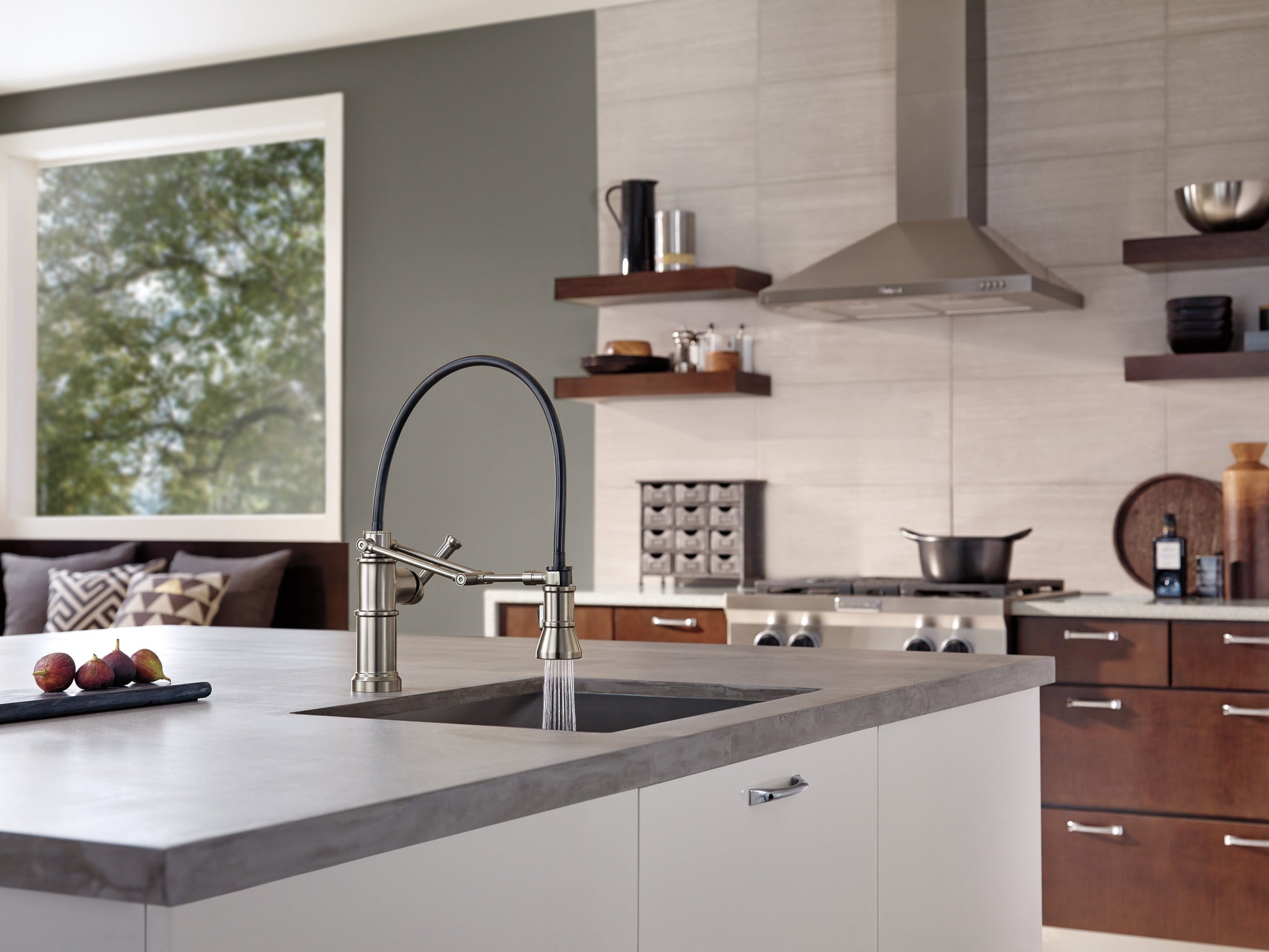 stainless kitchen faucet