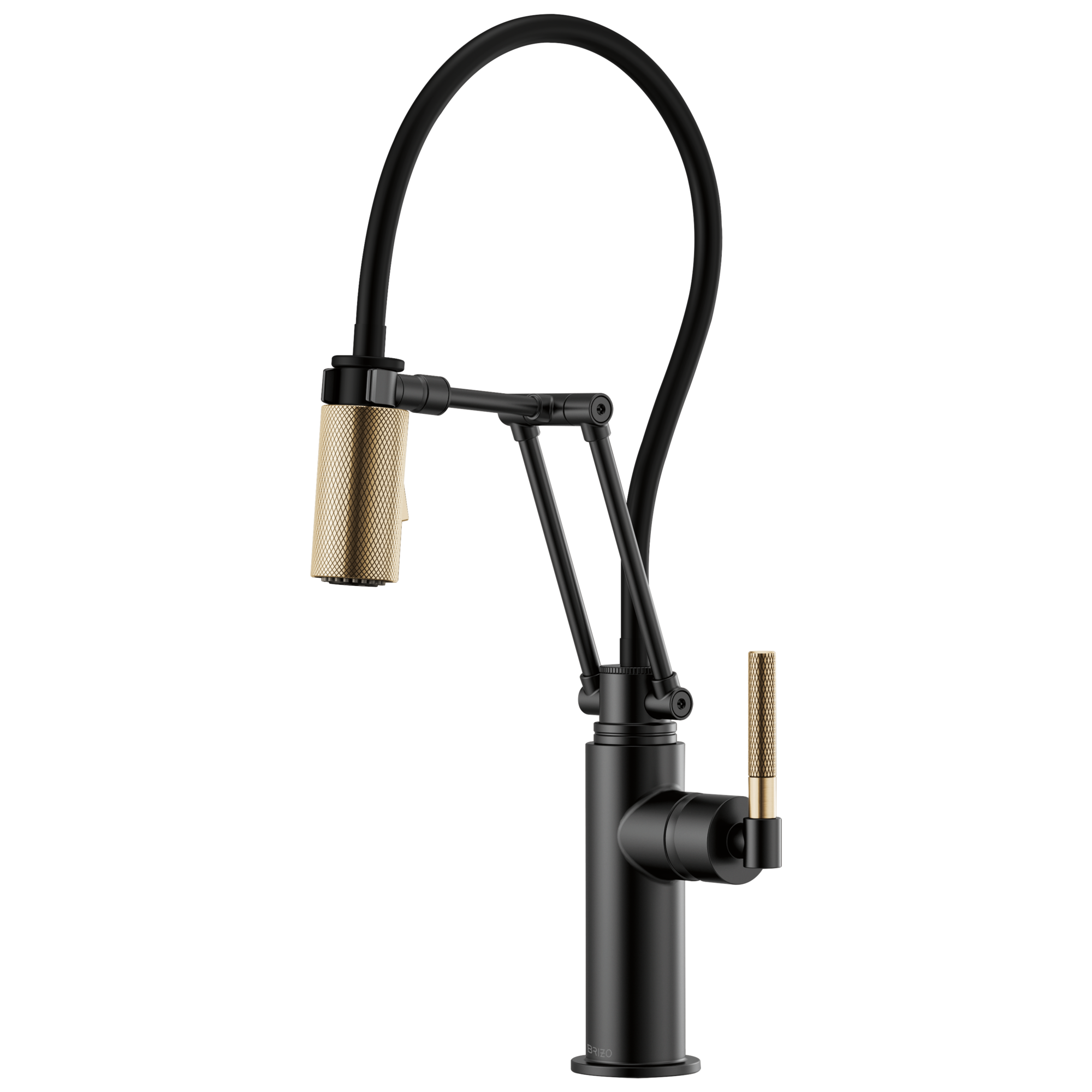Brizo Litze Articulating Faucet with Knurled Handle