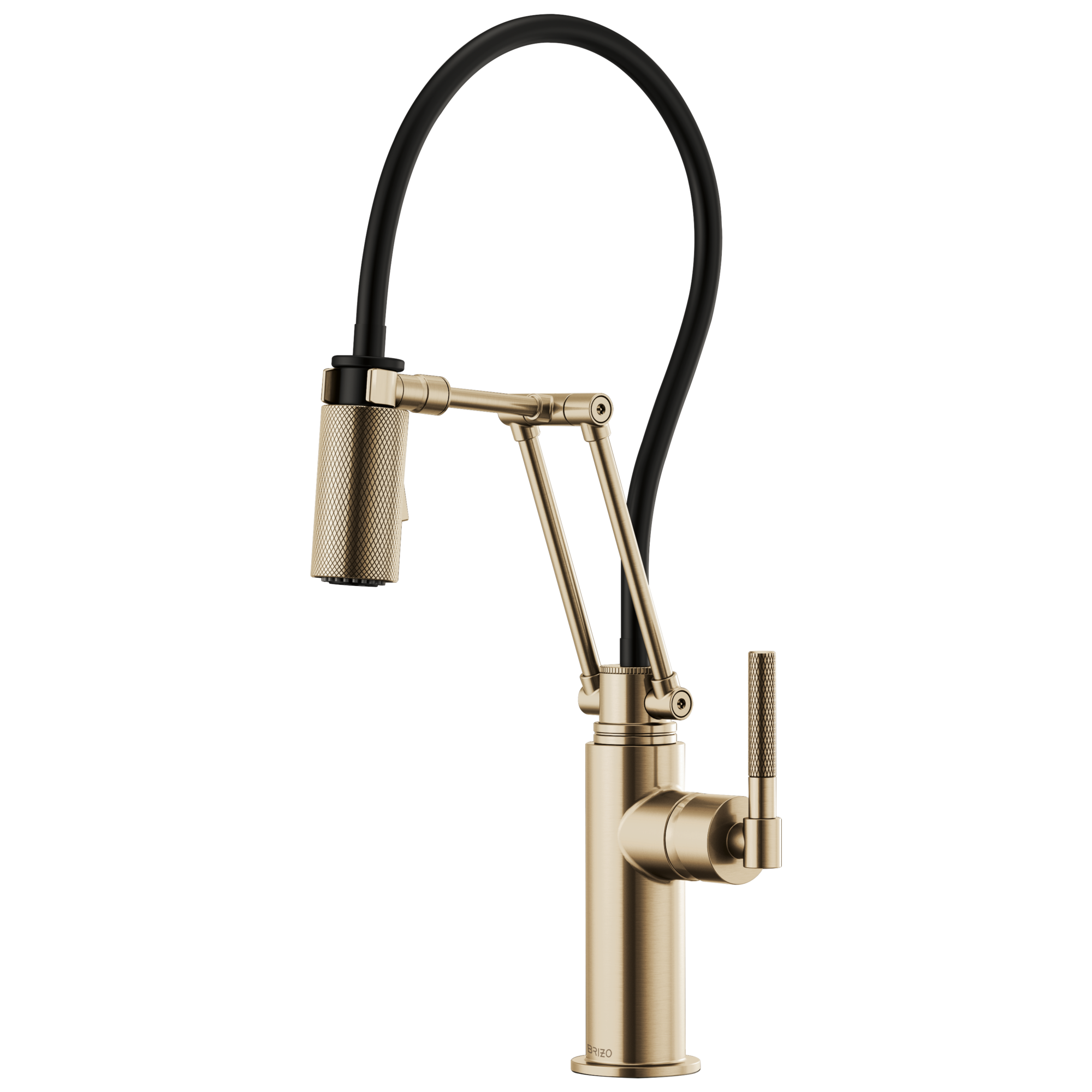 Brizo Litze Articulating Faucet with Knurled Handle by Brizo