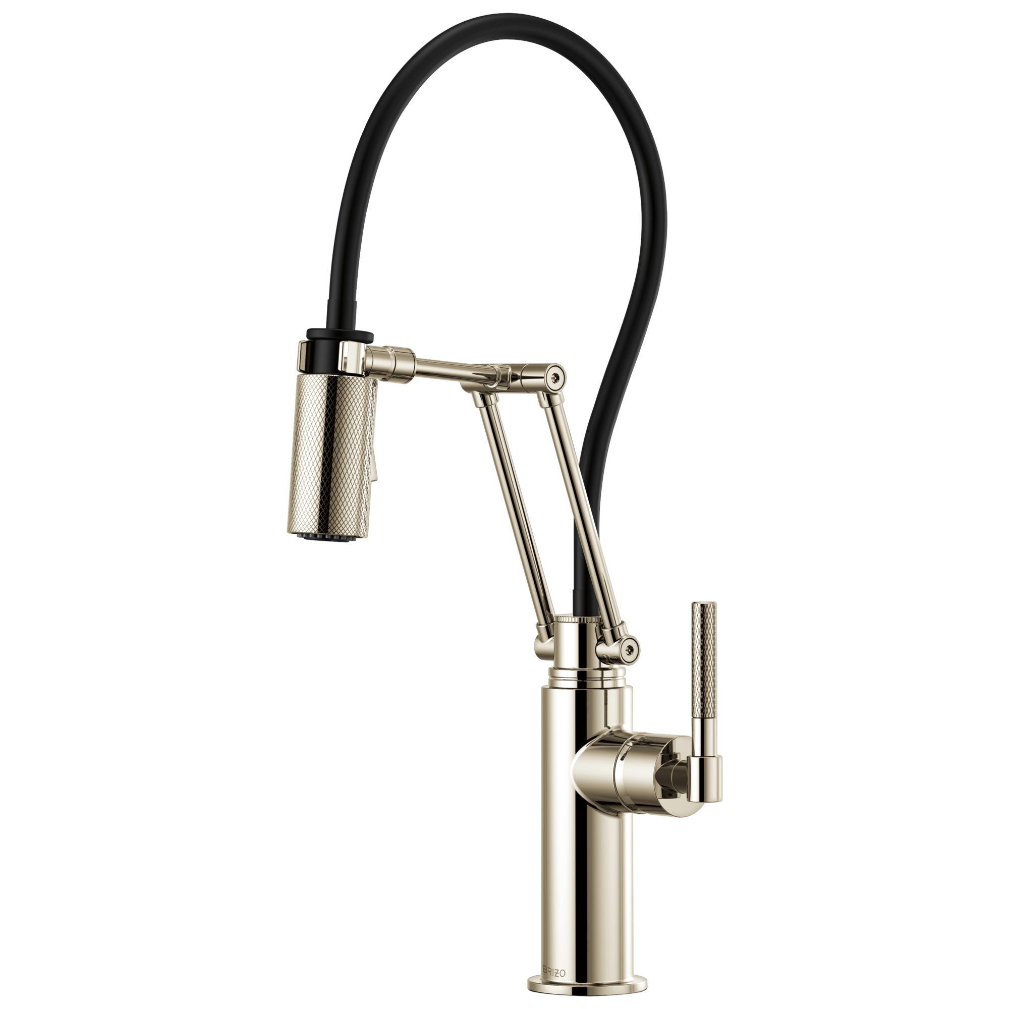 Brizo Litze Articulating Faucet with Knurled Handle