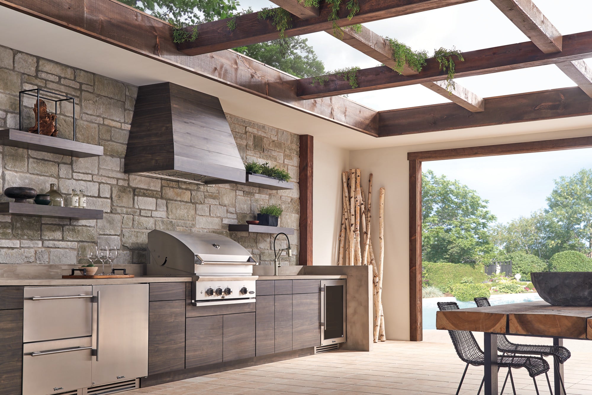 stainless articulating faucet