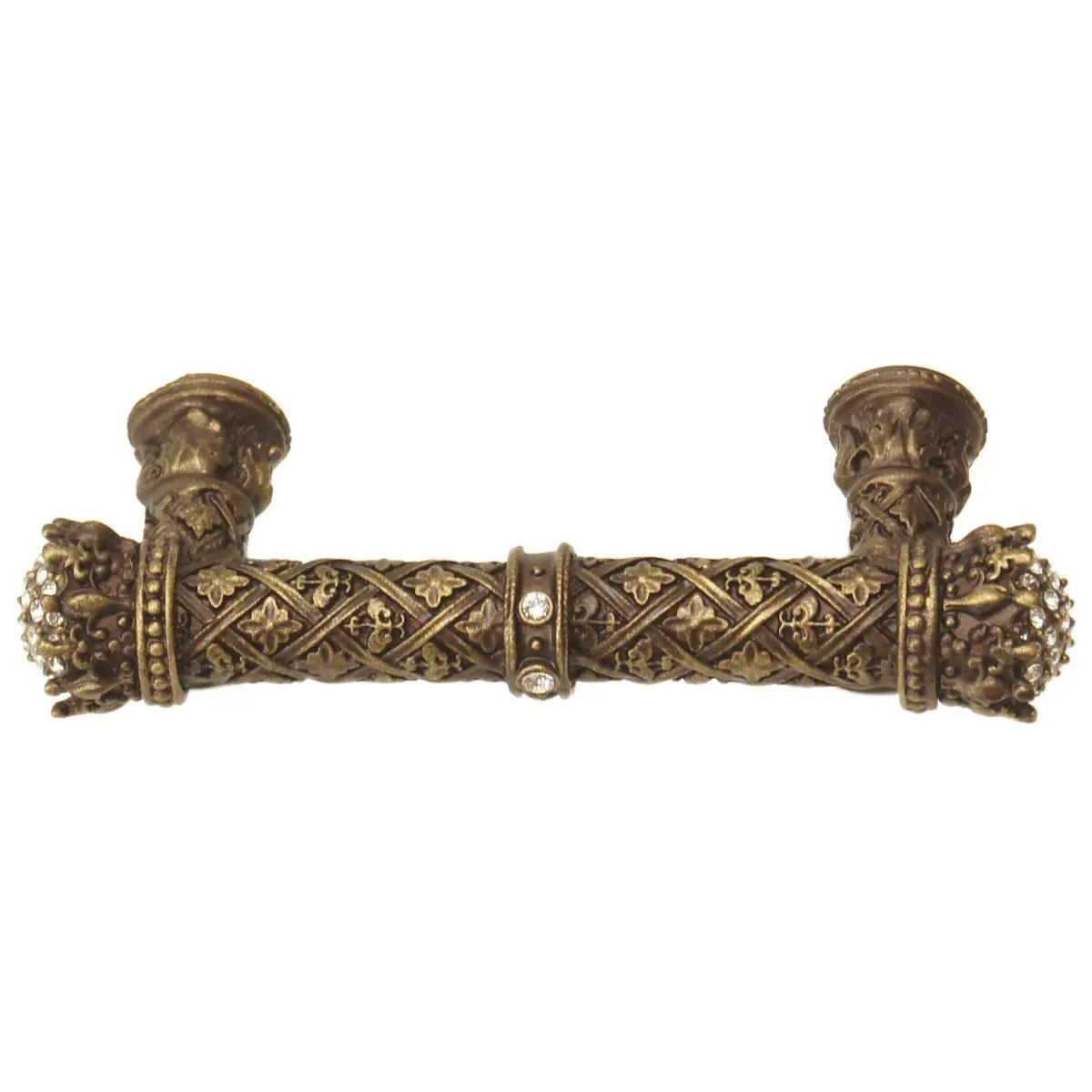 antique brass pull