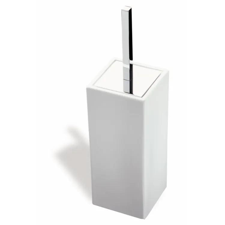 chrome toilet brush holder