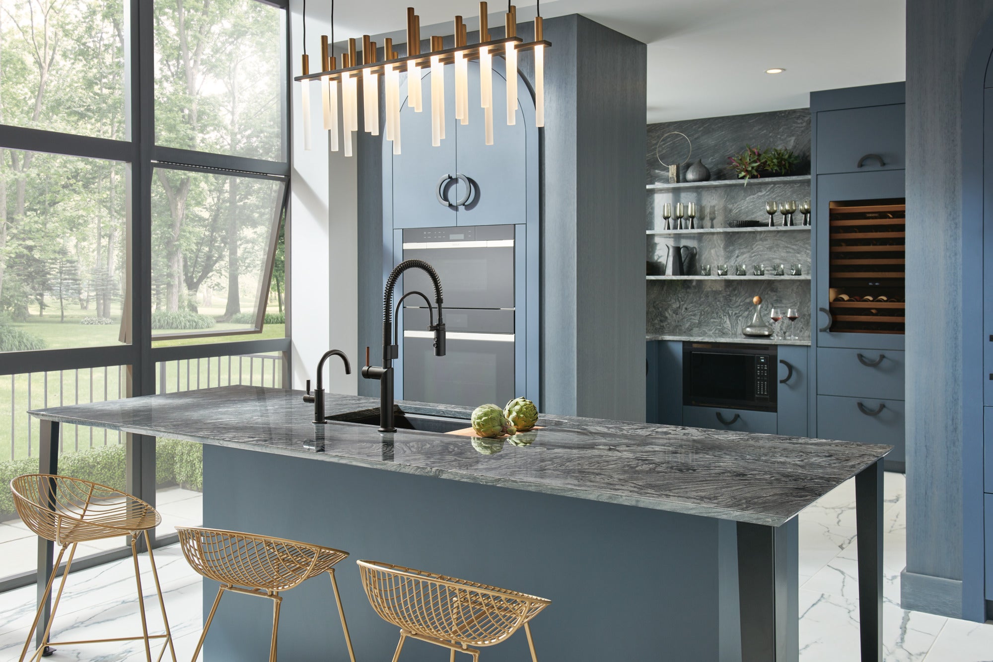 matte black beverage faucet