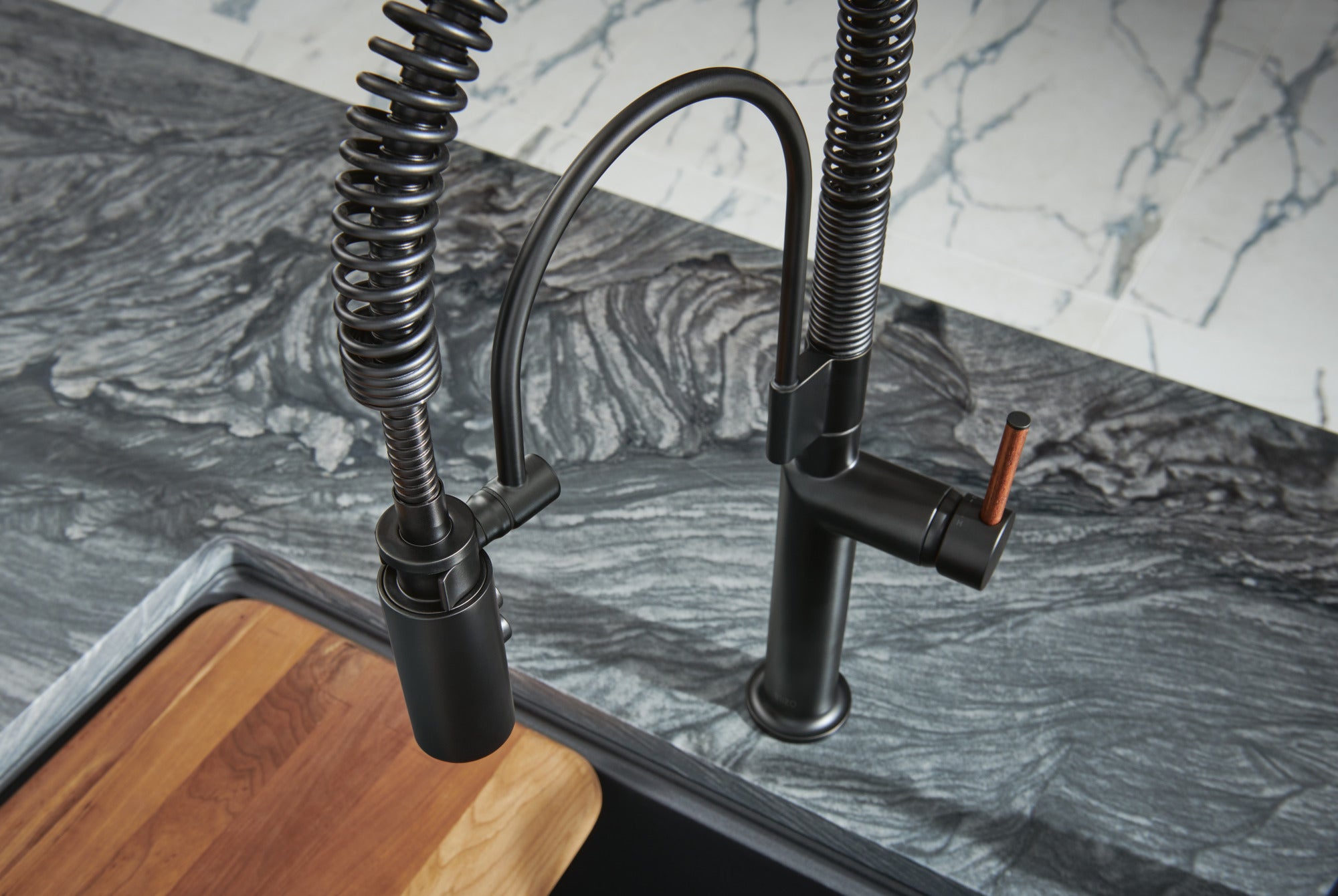 matte black kitchen faucet