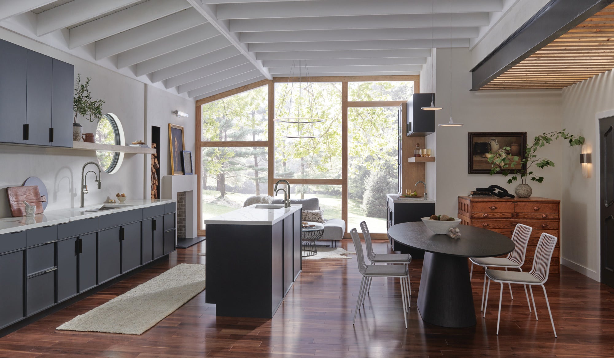 luxe steel / wood handle kit