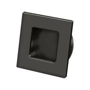 Deltana 2-3/4" x 2-3/4" Square Solid Brass Flush Pull by Deltana