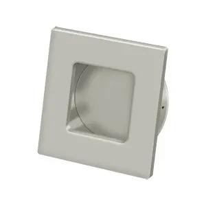 Deltana 2-3/4" x 2-3/4" Square Solid Brass Flush Pull by Deltana