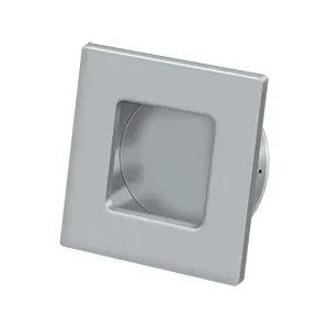 Deltana 2-3/4" x 2-3/4" Square Solid Brass Flush Pull by Deltana