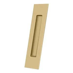 Deltana 10" x 2-1/4" x 1/2" Rectangular Solid Brass Flush Pull by Deltana