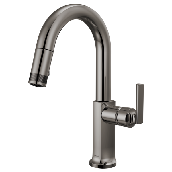 Brizo Kintsu Pull-Down Prep Faucet with Arc Spout - Less Handle by Brizo