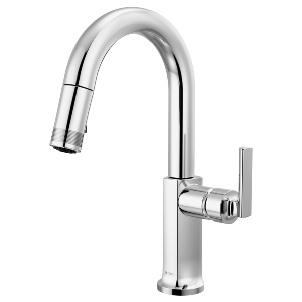 Brizo Kintsu Pull-Down Prep Faucet with Arc Spout - Less Handle by Brizo
