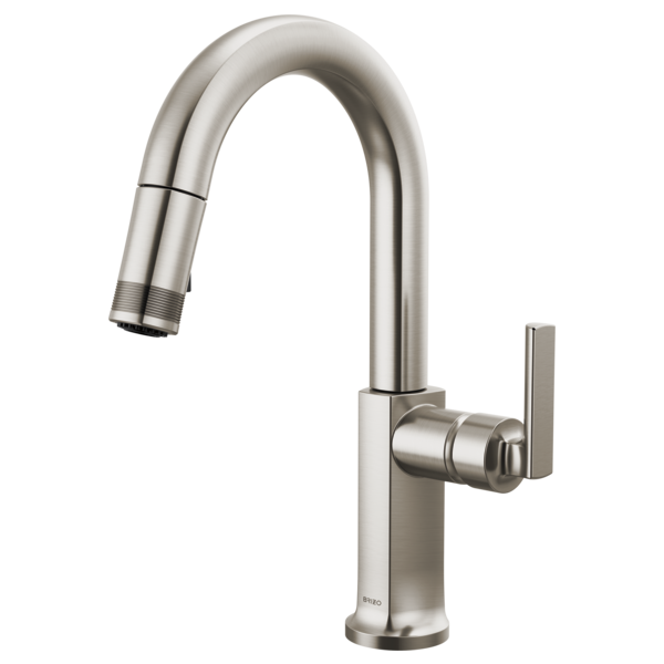 Brizo Kintsu Pull-Down Prep Faucet with Arc Spout - Less Handle by Brizo