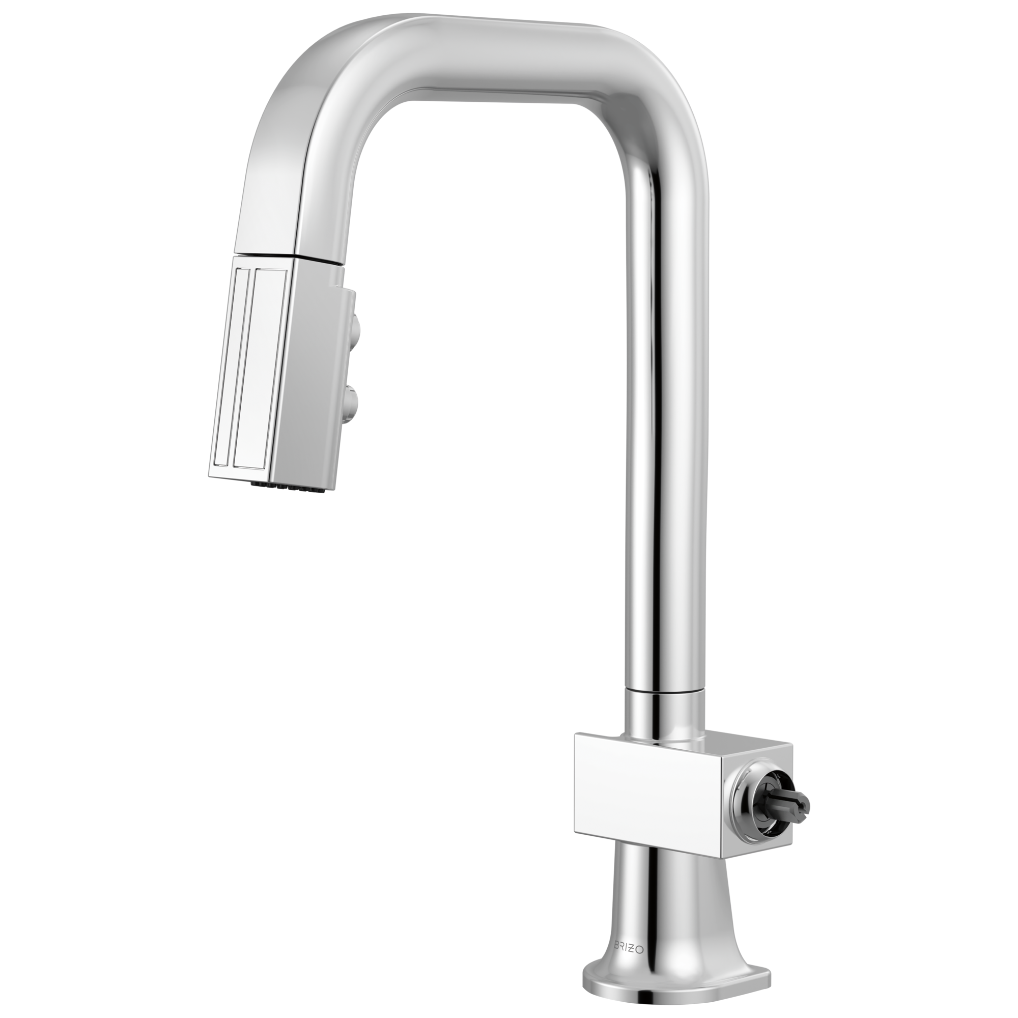 chrome kitchen faucet