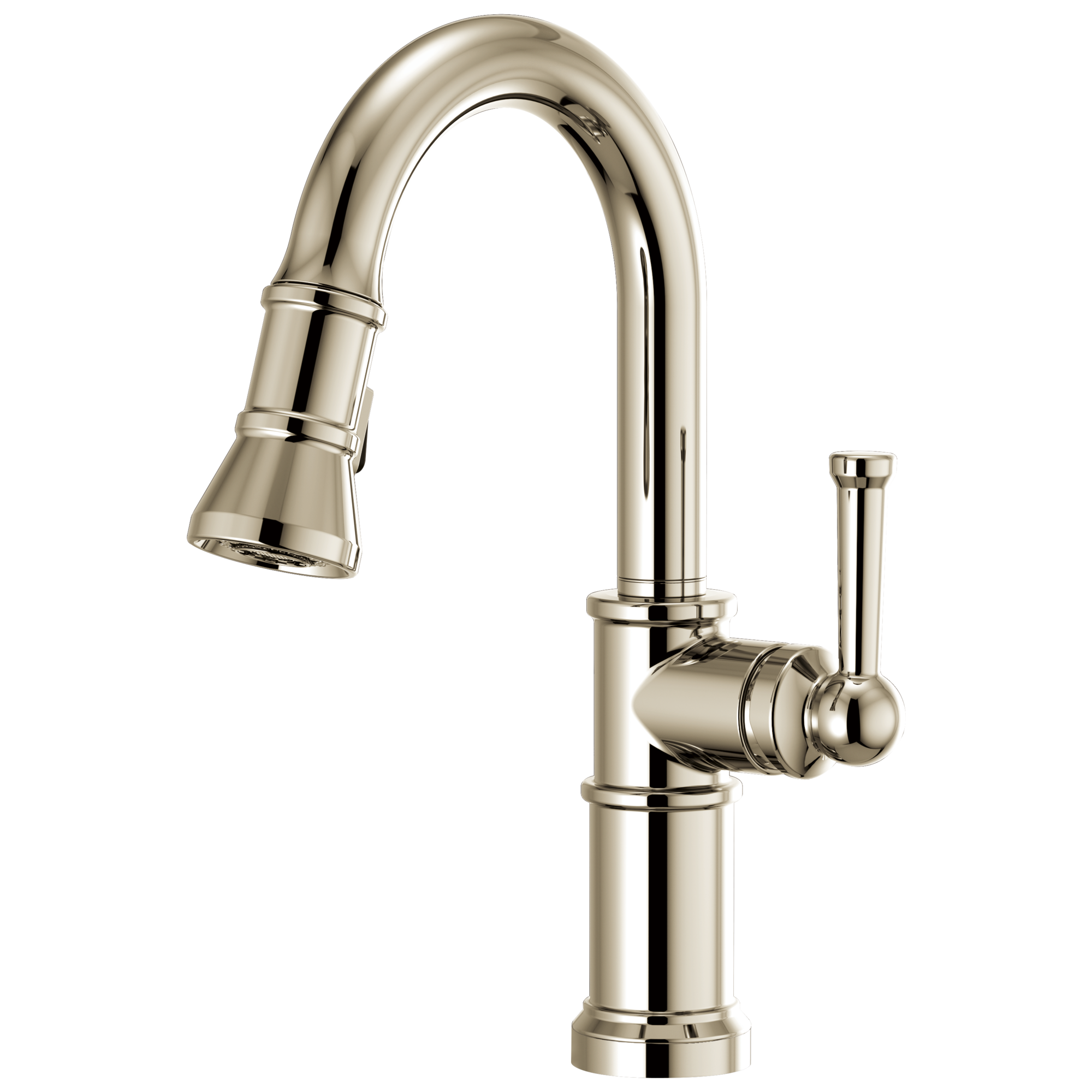 polished nickel prep faucet