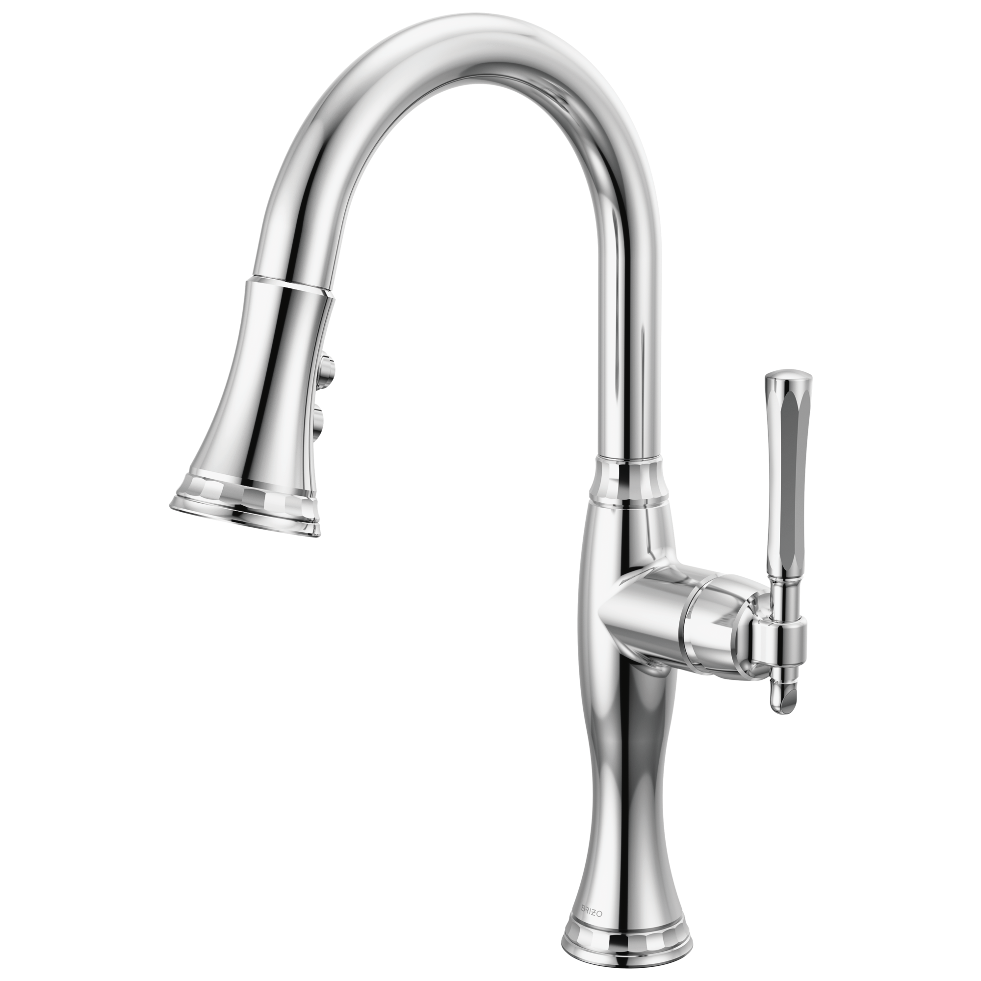 chrome kitchen faucet
