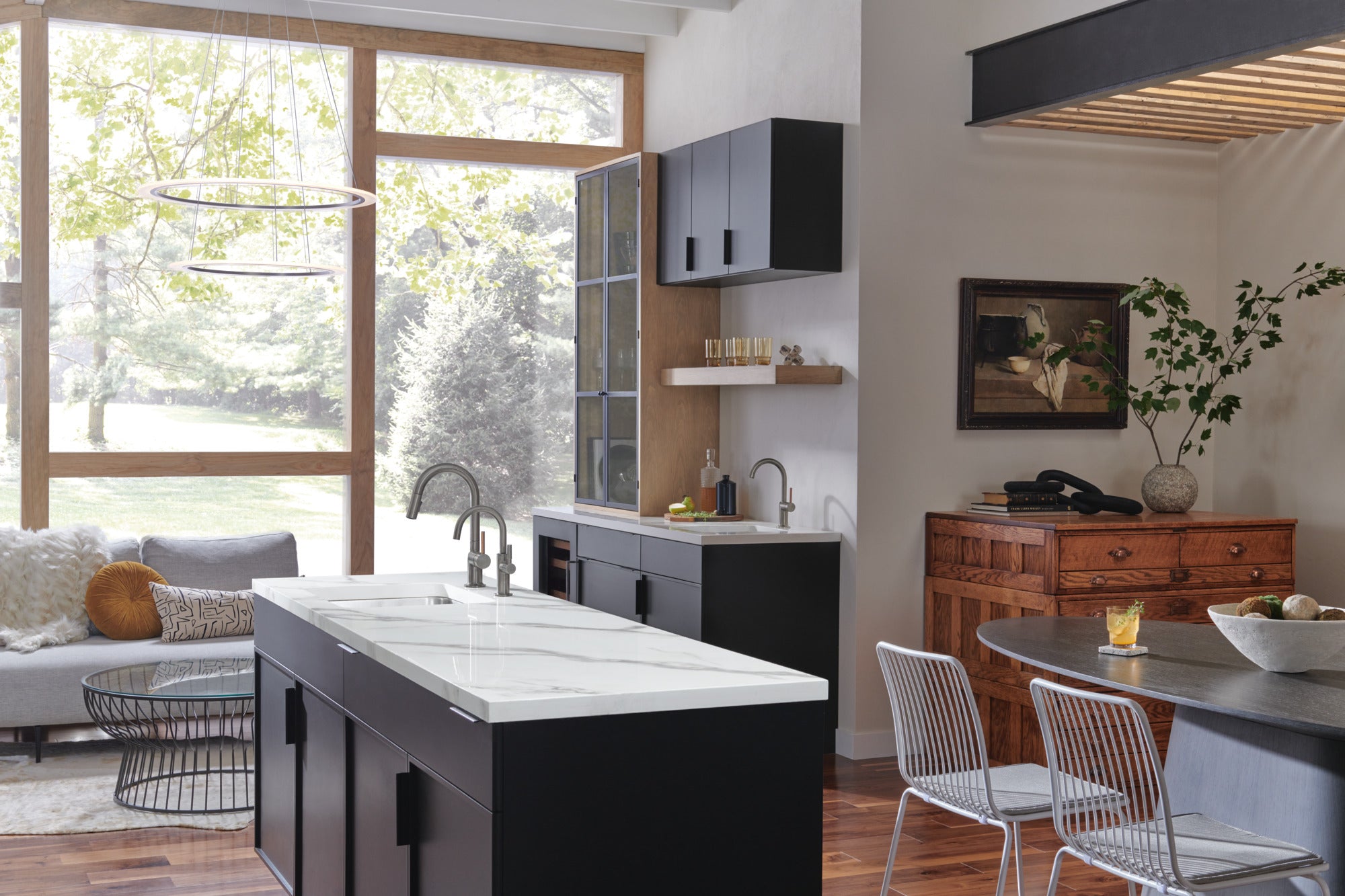 luxe steel / wood handle kit