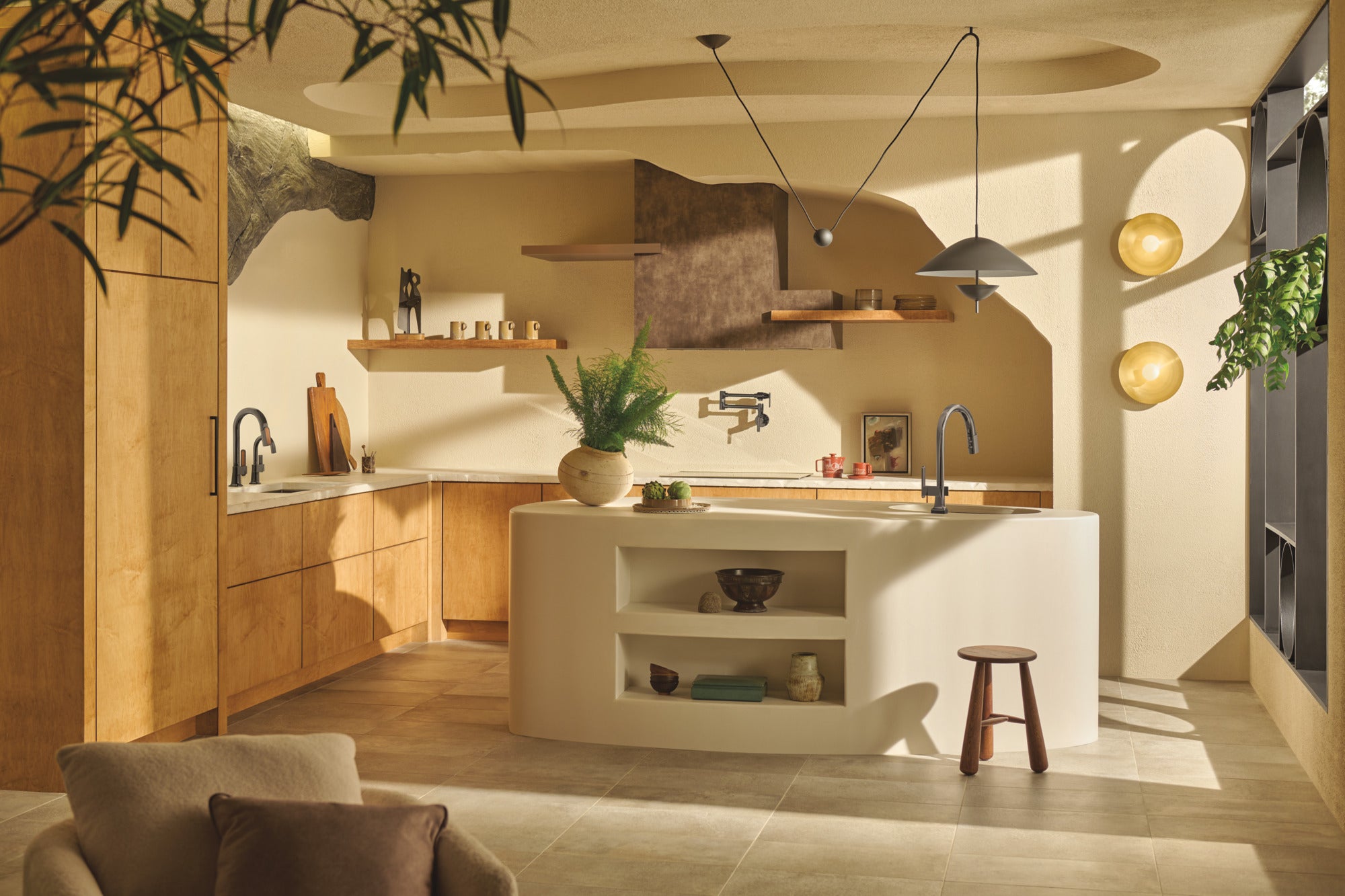 brilliance black onyx pot filler