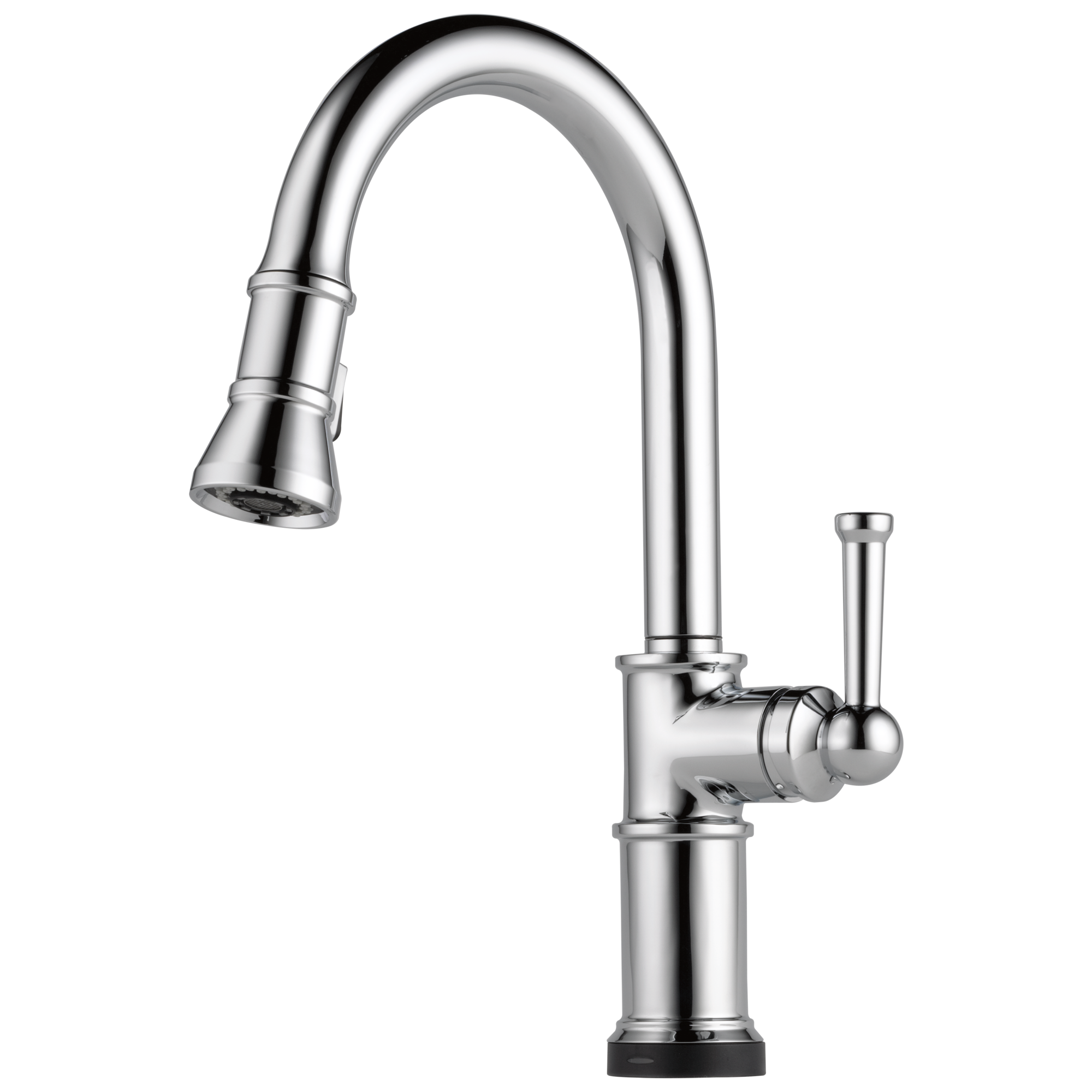 chrome kitchen faucet