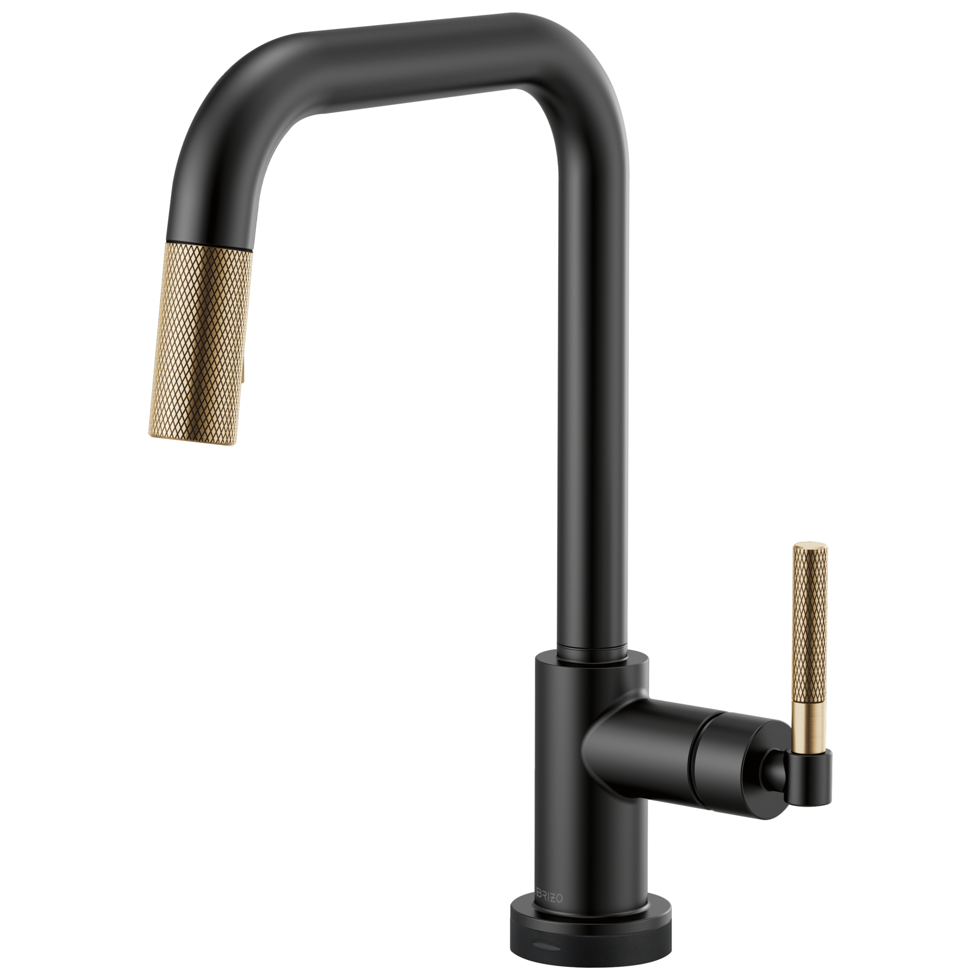 Brizo Litze Smart Touch Pull-Down Kitchen Faucet with Square Spout and Knurled Handle by Brizo