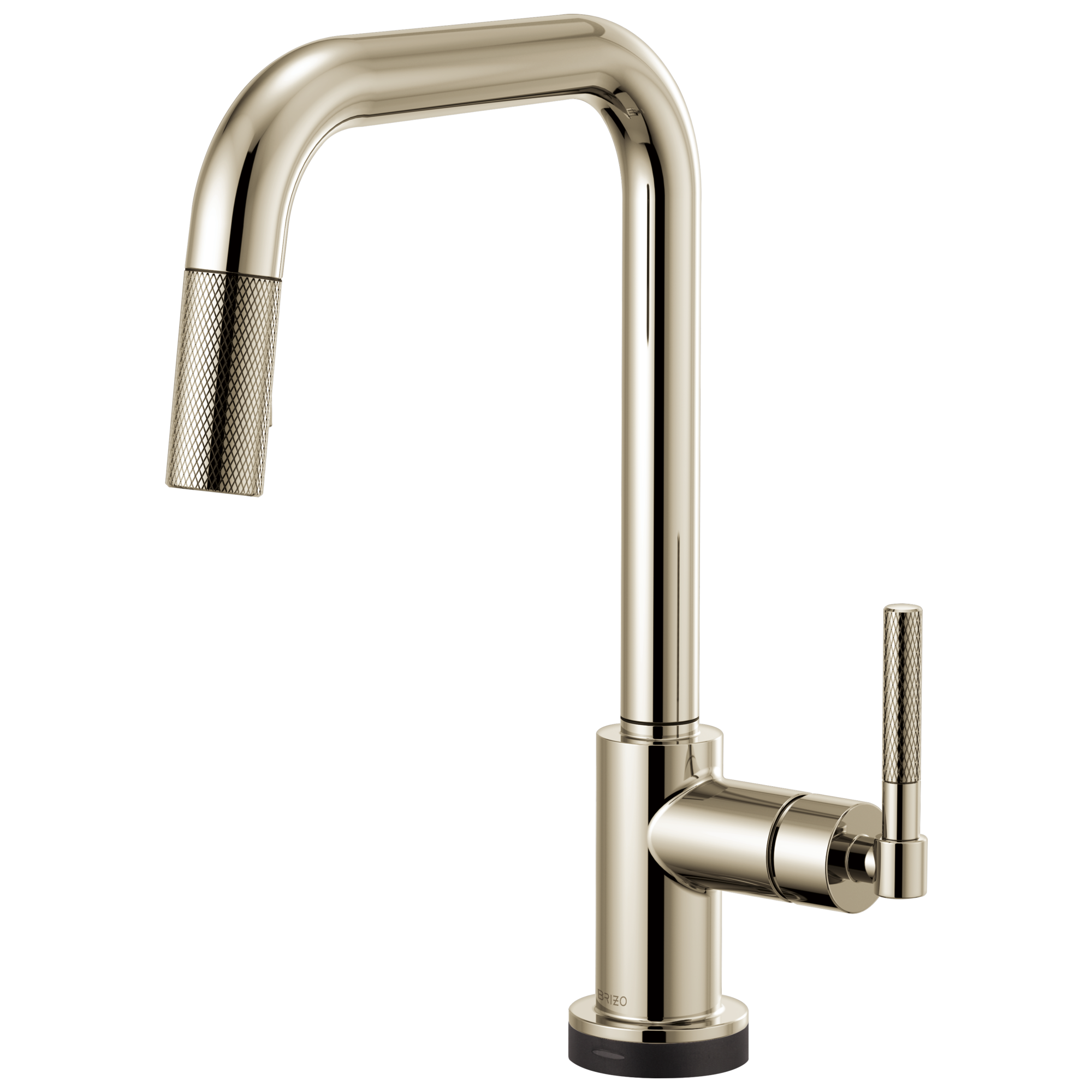 Brizo Litze Smart Touch Pull-Down Kitchen Faucet with Square Spout and Knurled Handle by Brizo
