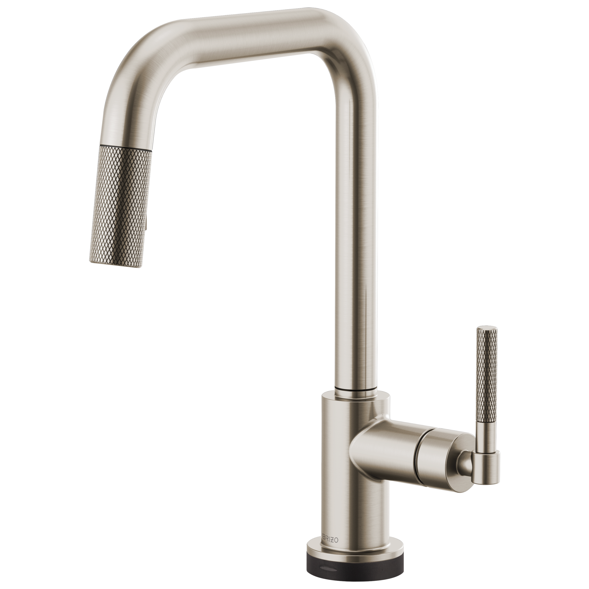 Brizo Litze Smart Touch Pull-Down Kitchen Faucet with Square Spout and Knurled Handle by Brizo