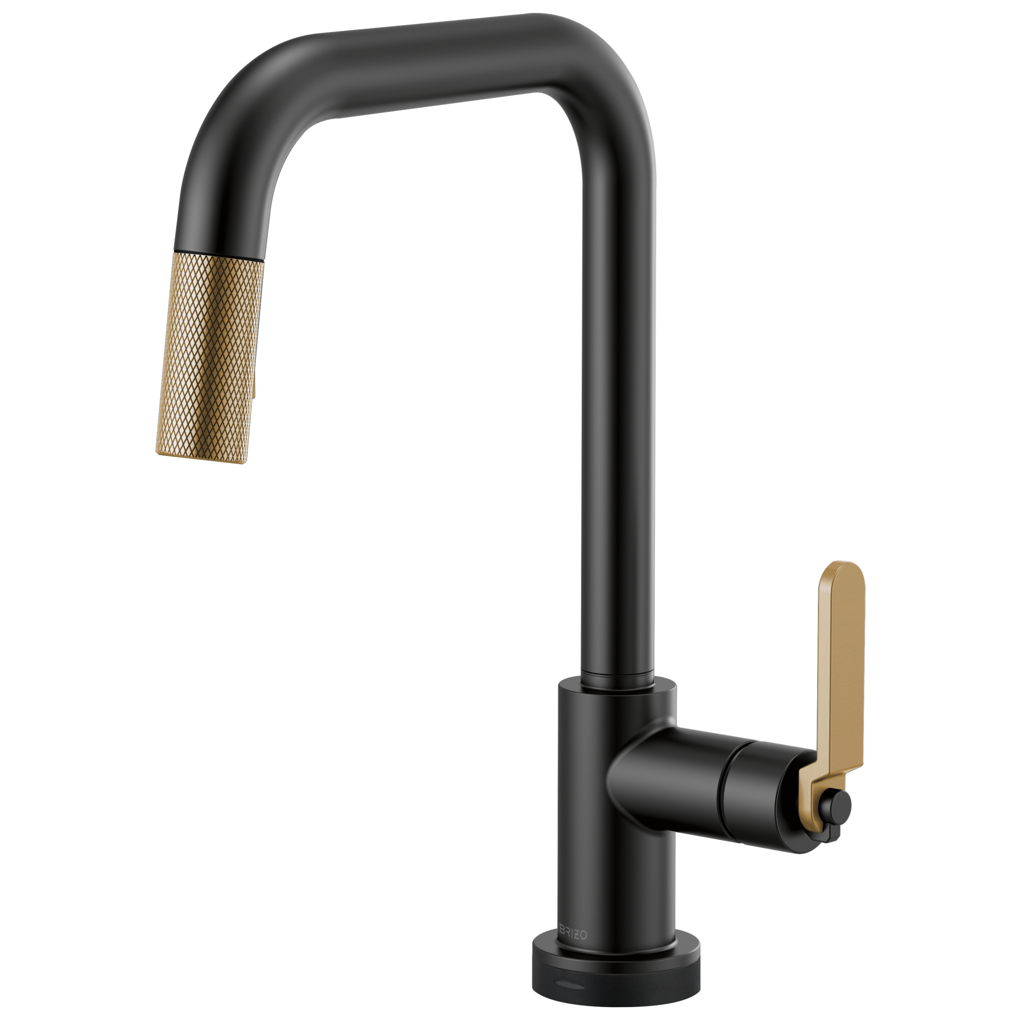 Brizo Litze Smart Touch Pull-Down Kitchen Faucet with Square Spout and Industrial Handle