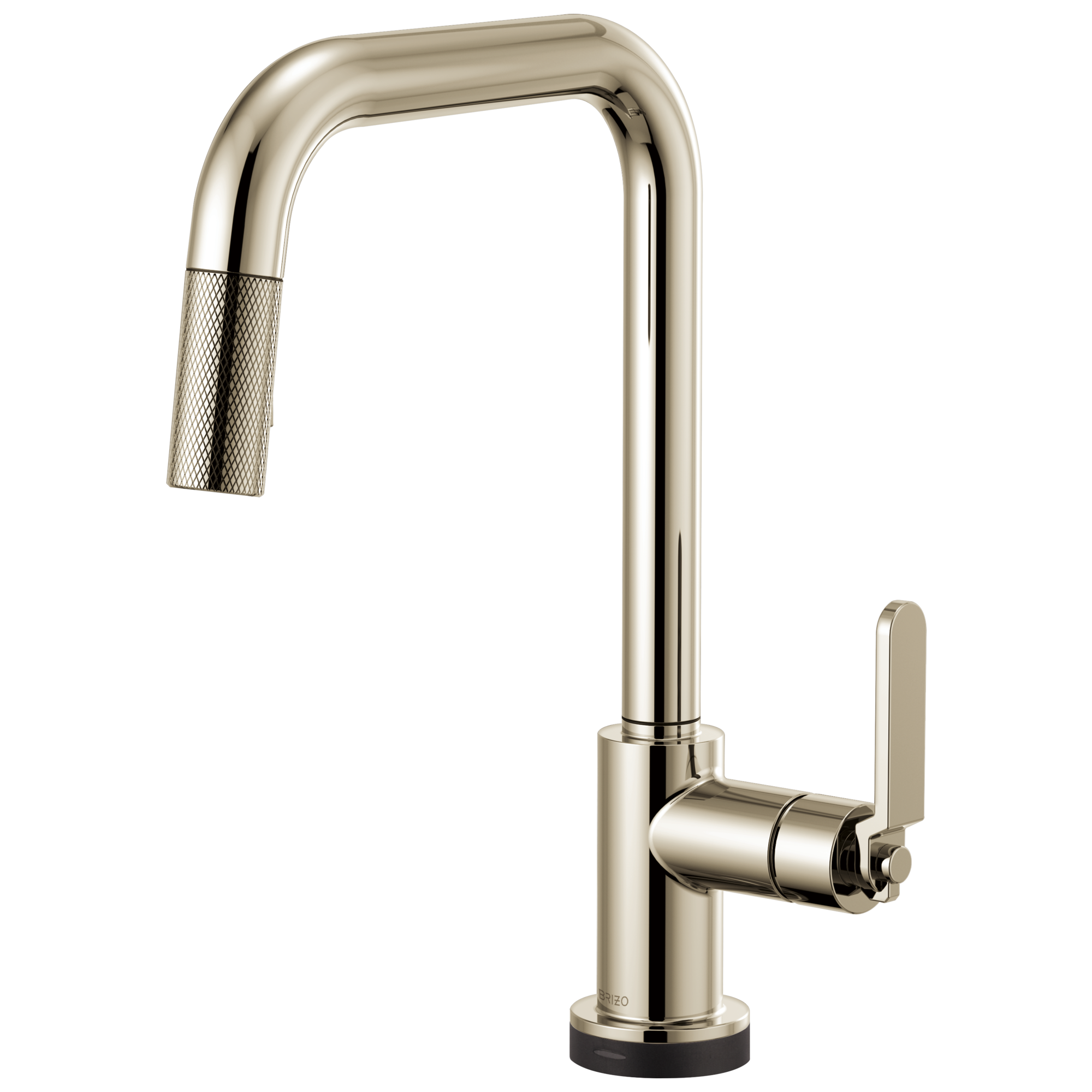 Brizo Litze Smart Touch Pull-Down Kitchen Faucet with Square Spout and Industrial Handle by Brizo