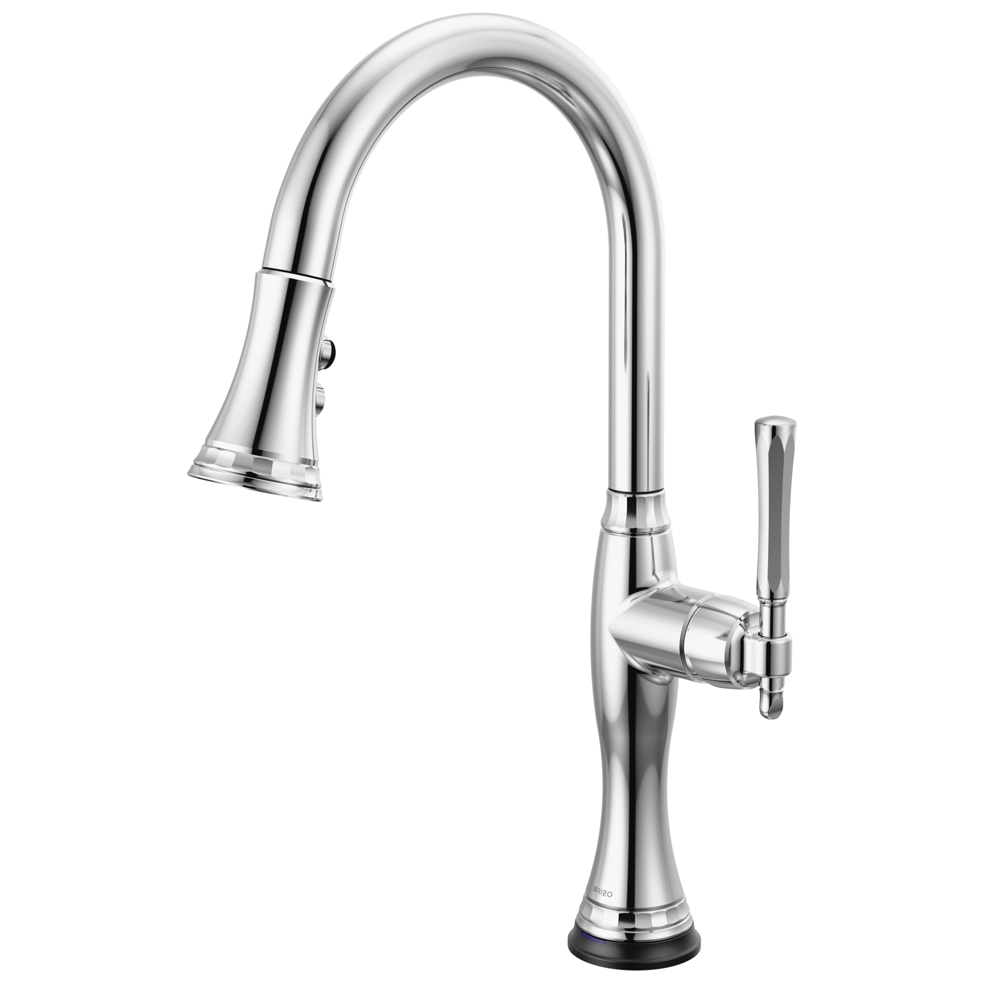 chrome kitchen faucet