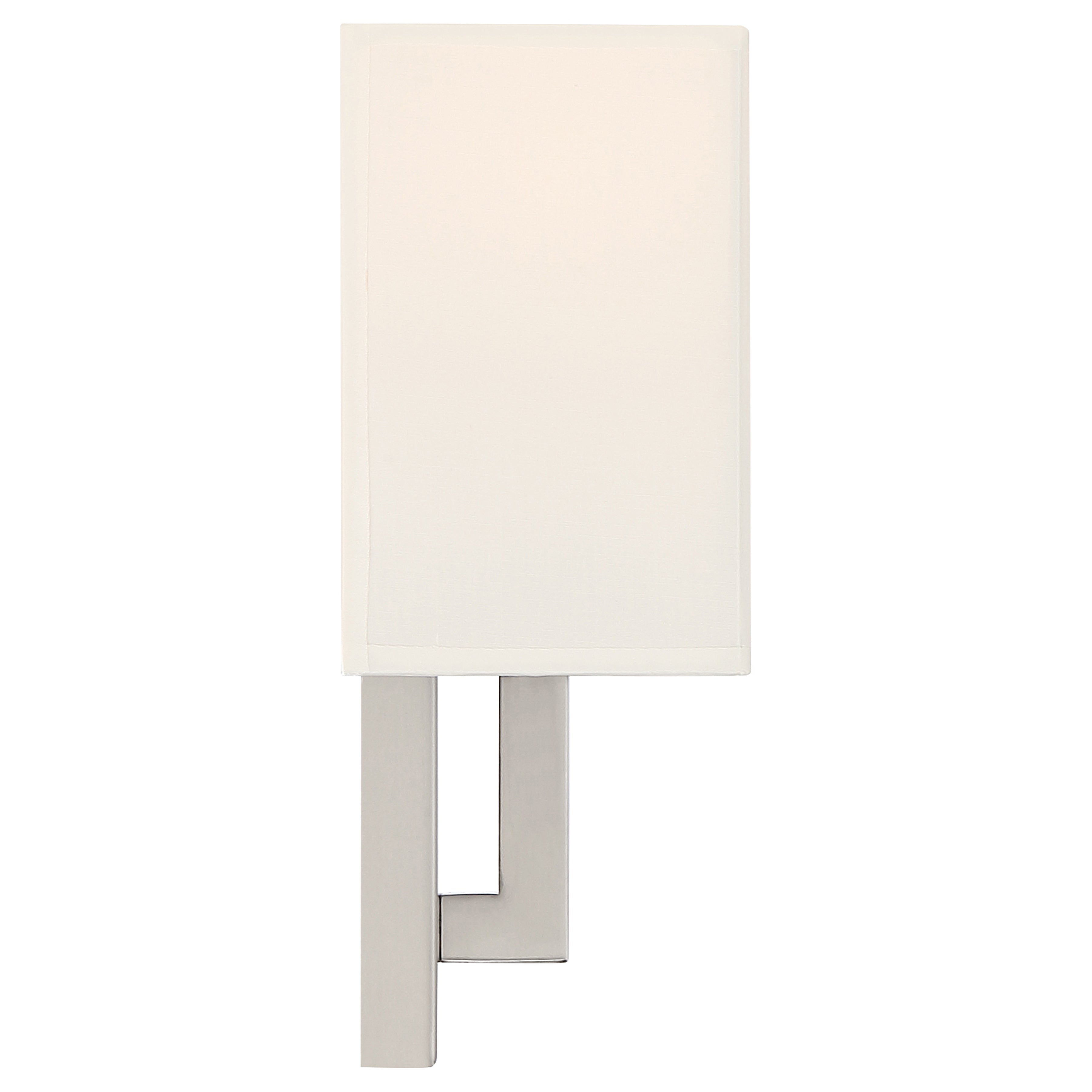 brushed steel 1 light led wall sconce