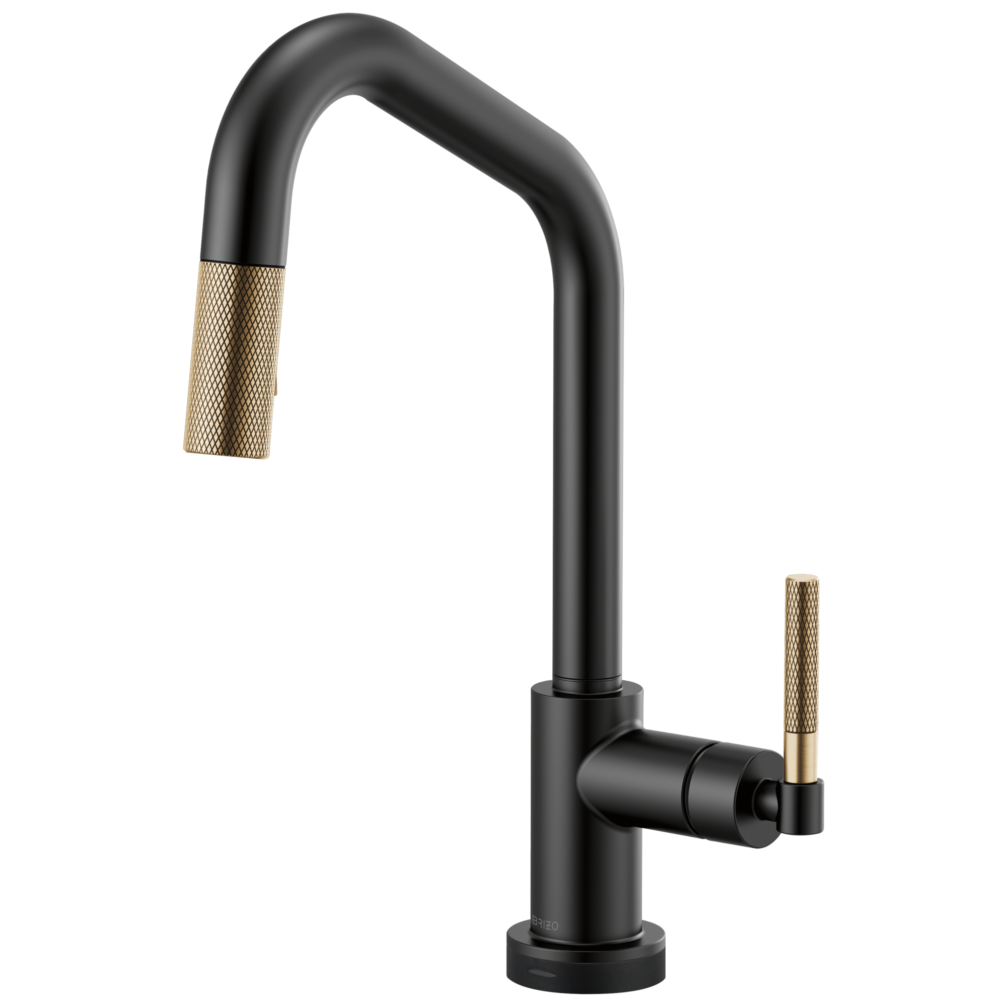 Brizo Litze Smart Touch Pull-Down Kitchen Faucet with Angled Spout and Knurled Handle by Brizo