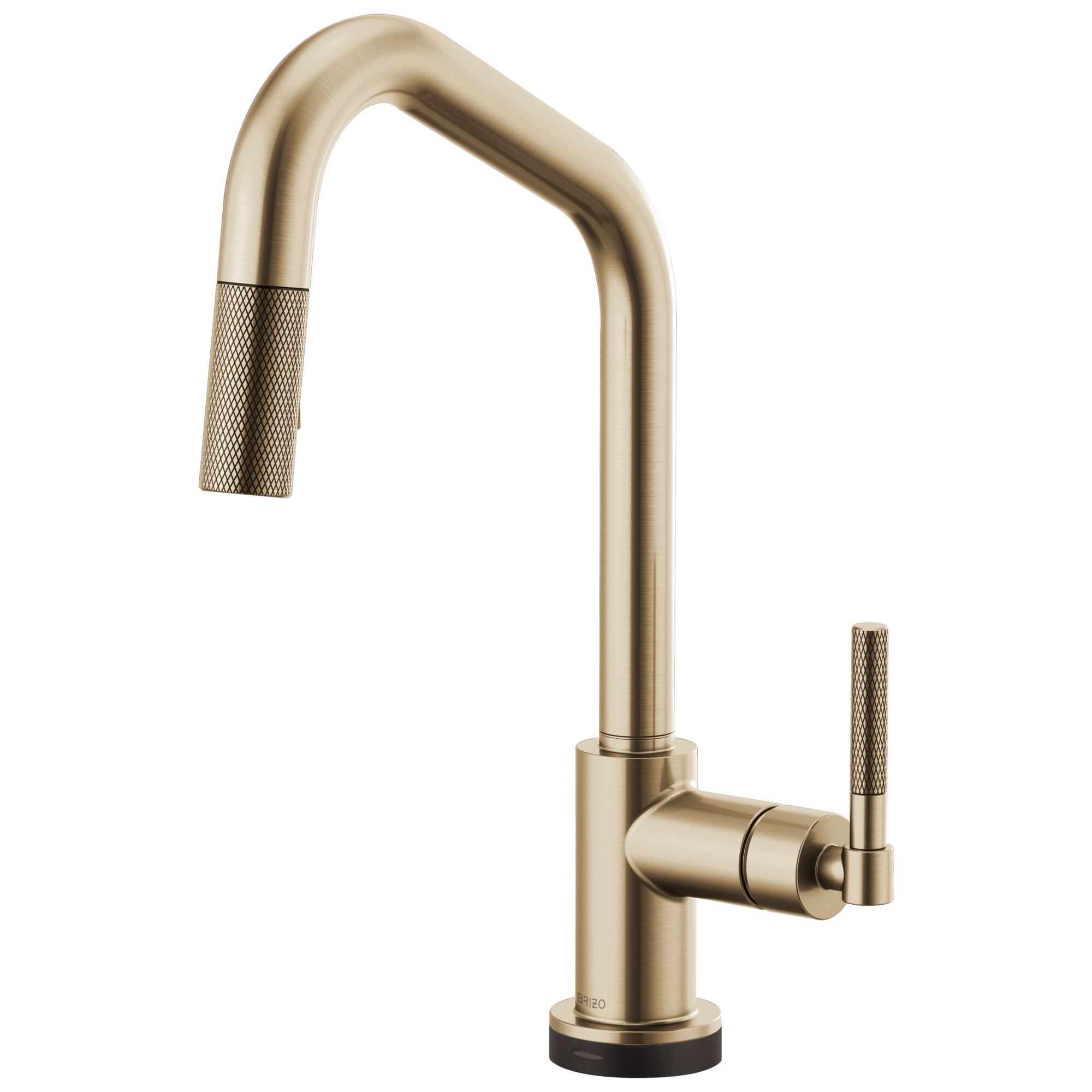 Brizo Litze Smart Touch Pull-Down Kitchen Faucet with Angled Spout and Knurled Handle by Brizo