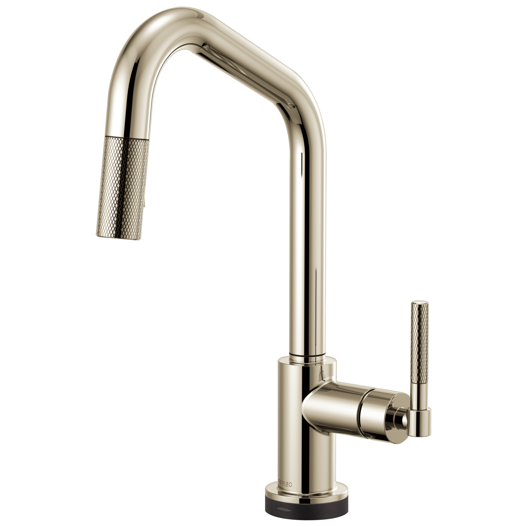 Brizo Litze Smart Touch Pull-Down Kitchen Faucet with Angled Spout and Knurled Handle by Brizo