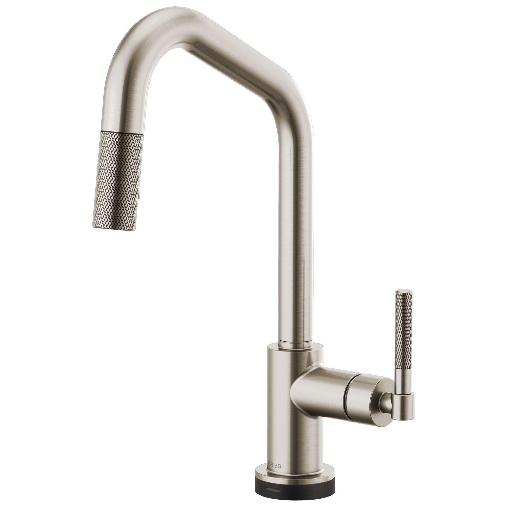Brizo Litze Smart Touch Pull-Down Kitchen Faucet with Angled Spout and Knurled Handle by Brizo