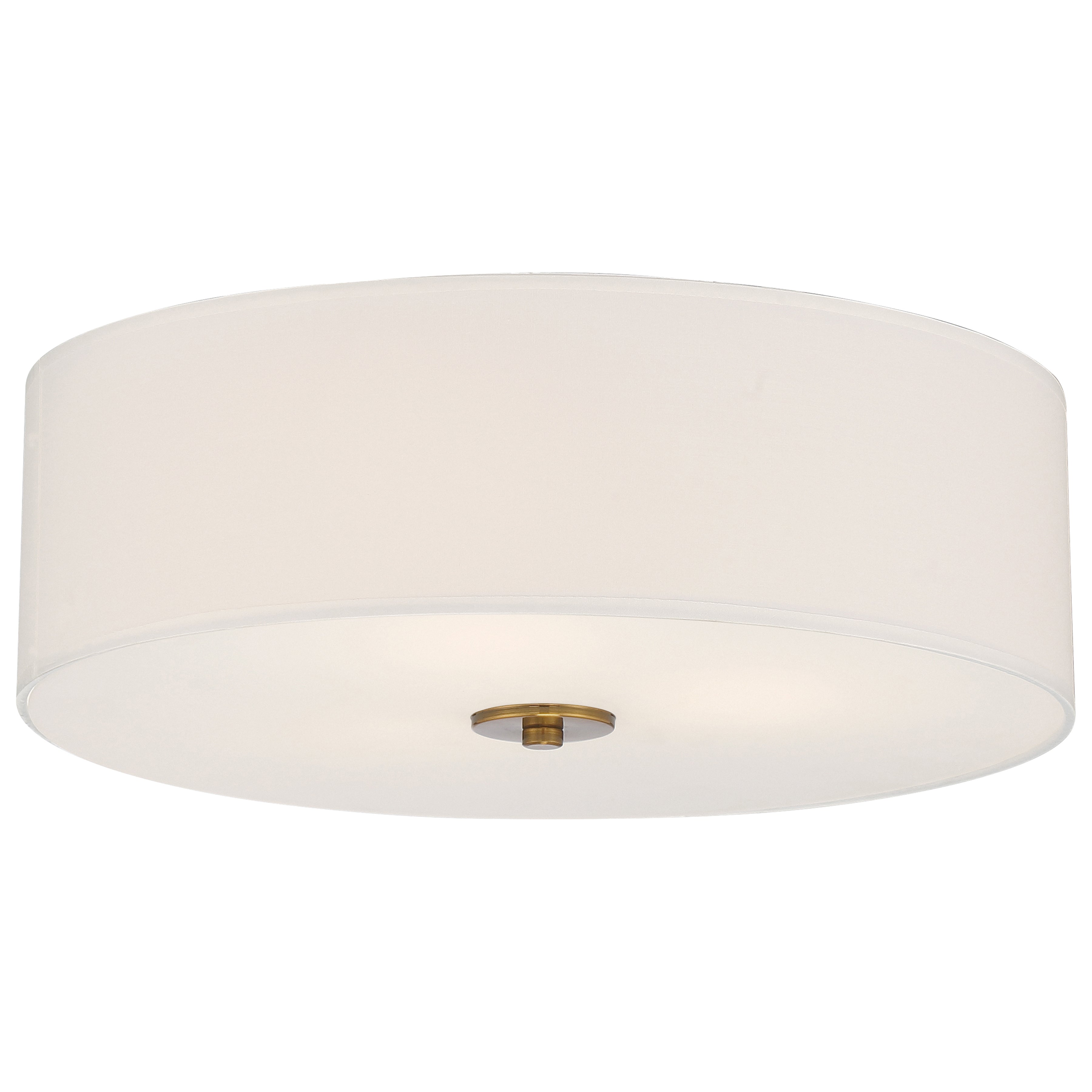 antique brushed brass led flush mount