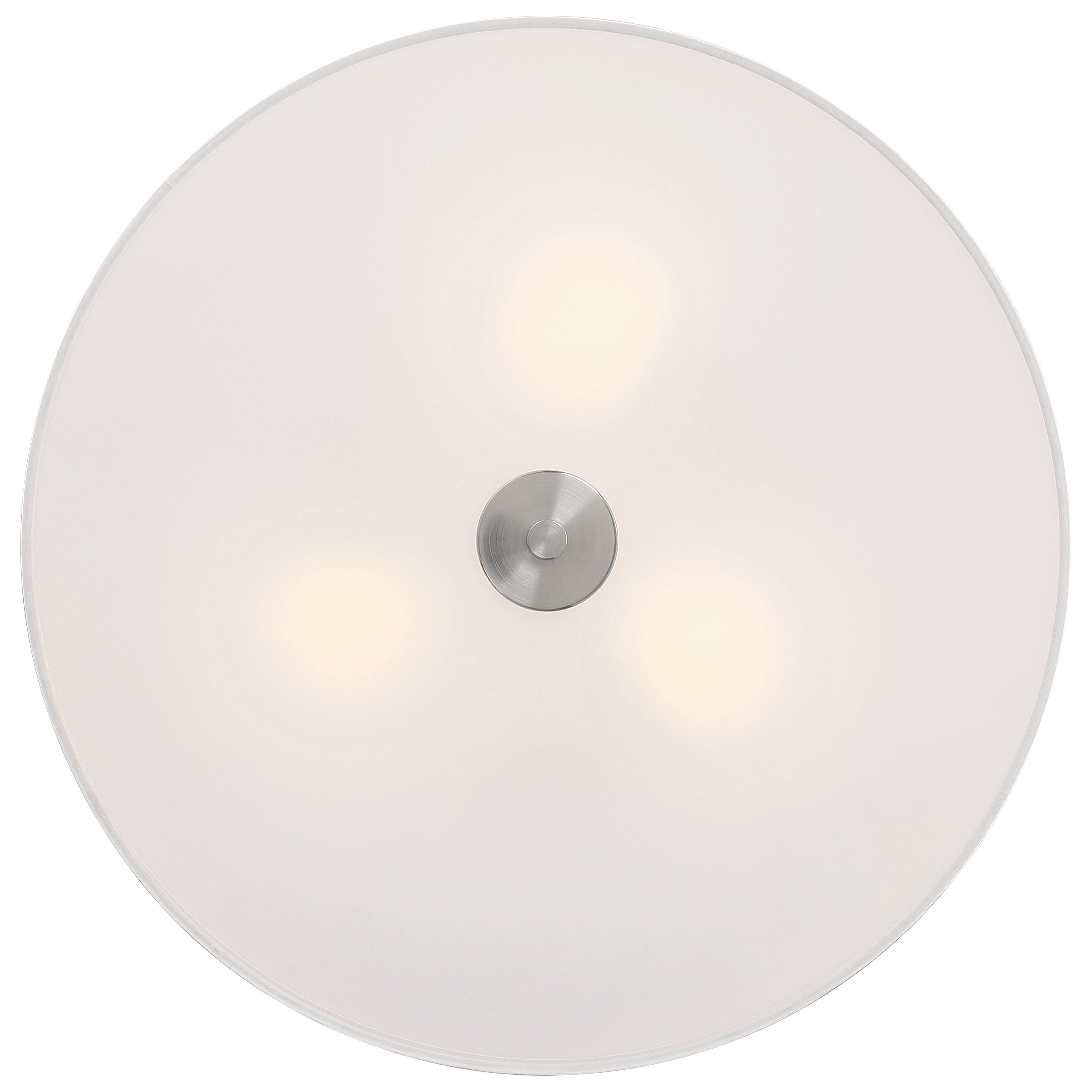 antique brushed brass led flush mount