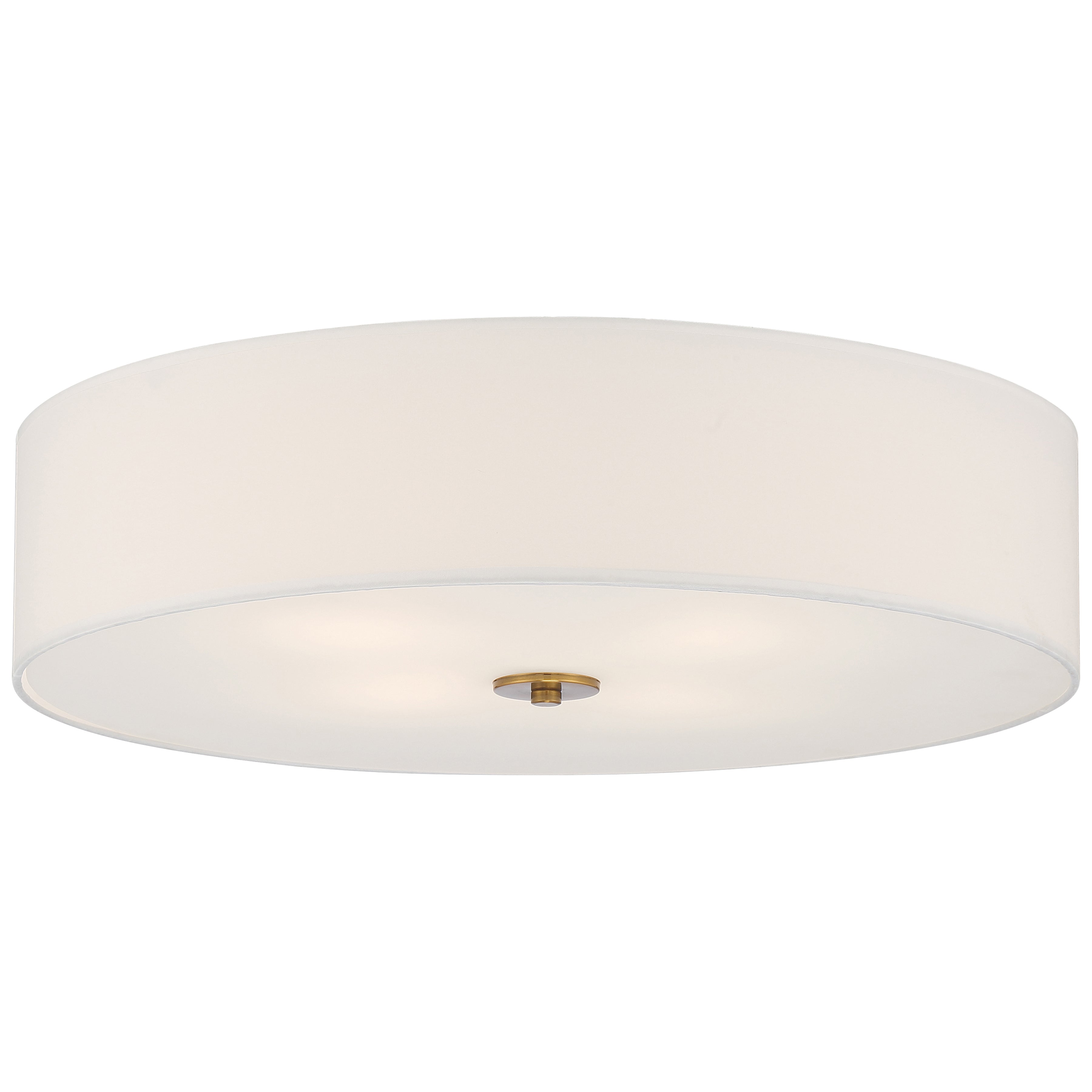 antique brushed brass led flush mount