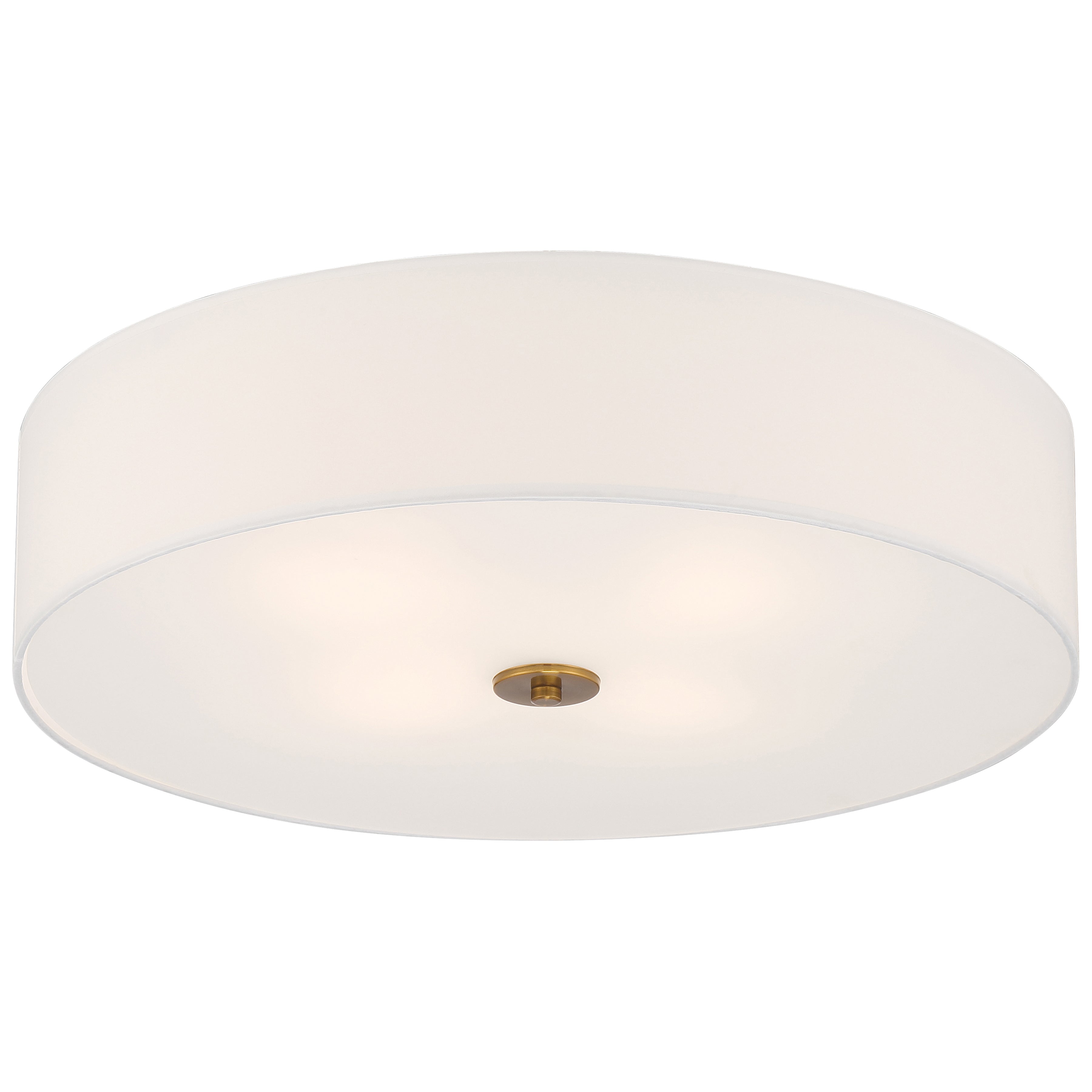 antique brushed brass led flush mount