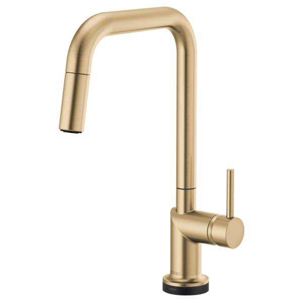 Brizo Odin Smart Touch Pull-Down Kitchen Faucet with Square Spout - Less Handle
