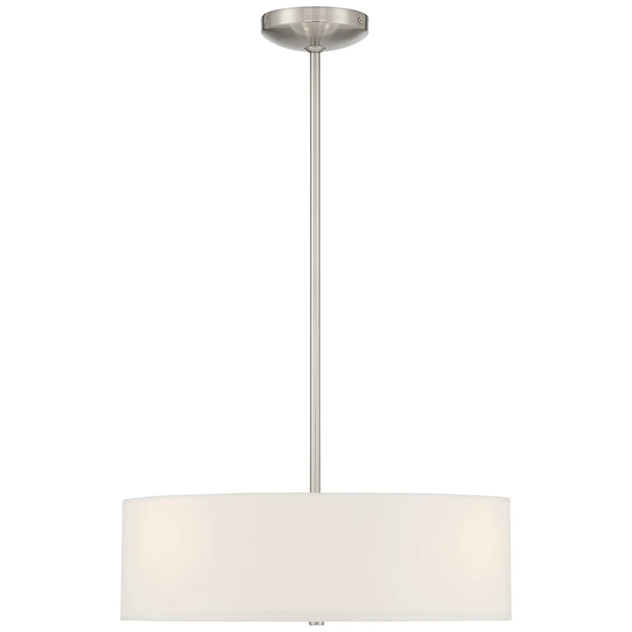 brushed steel led pendant