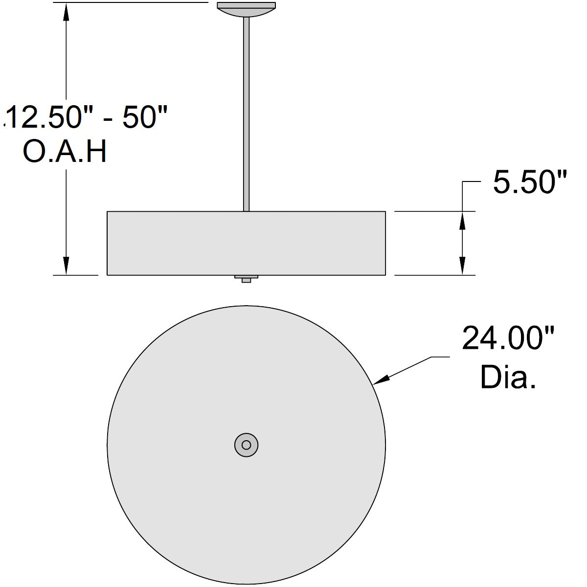 antique brushed brass led pendant