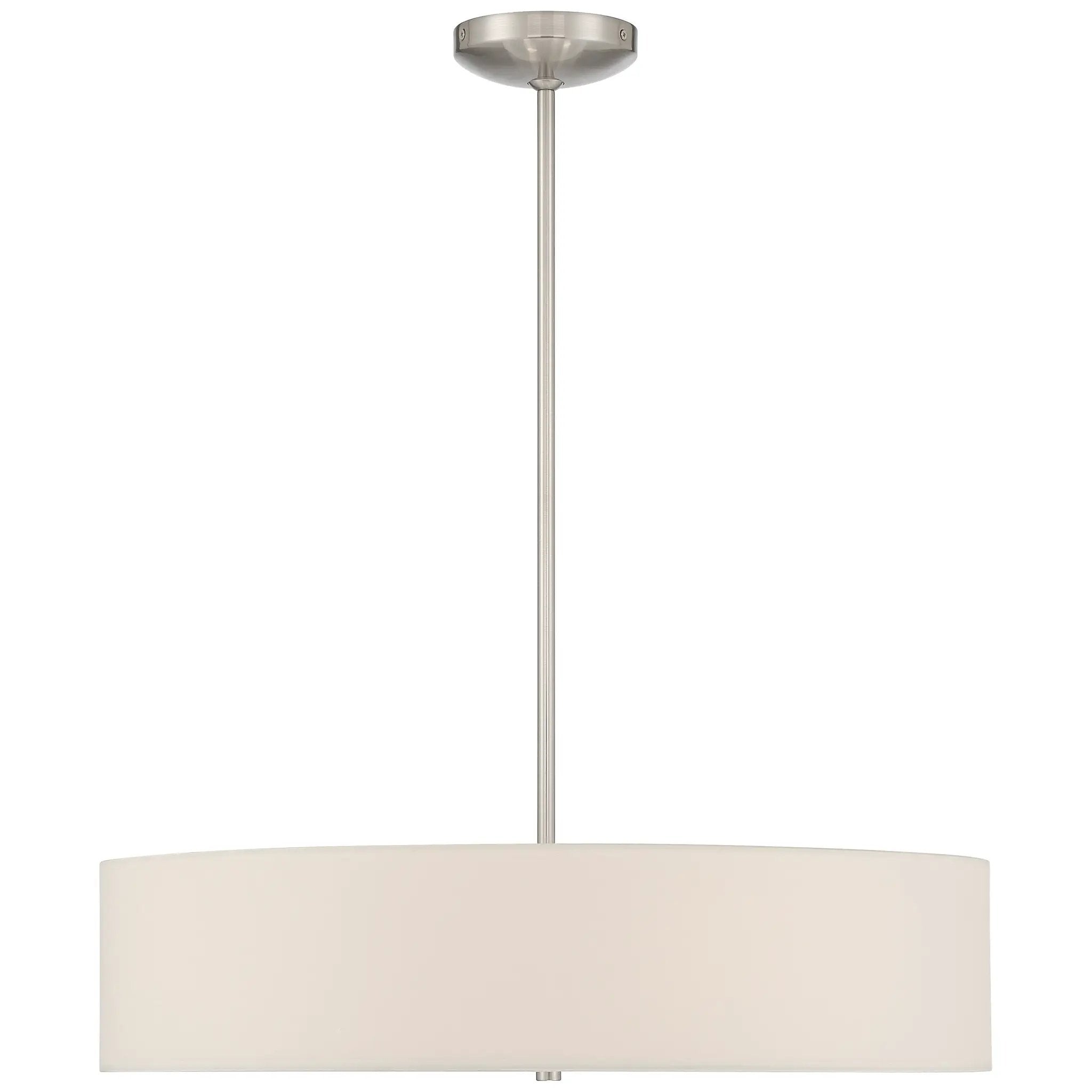 brushed steel led pendant