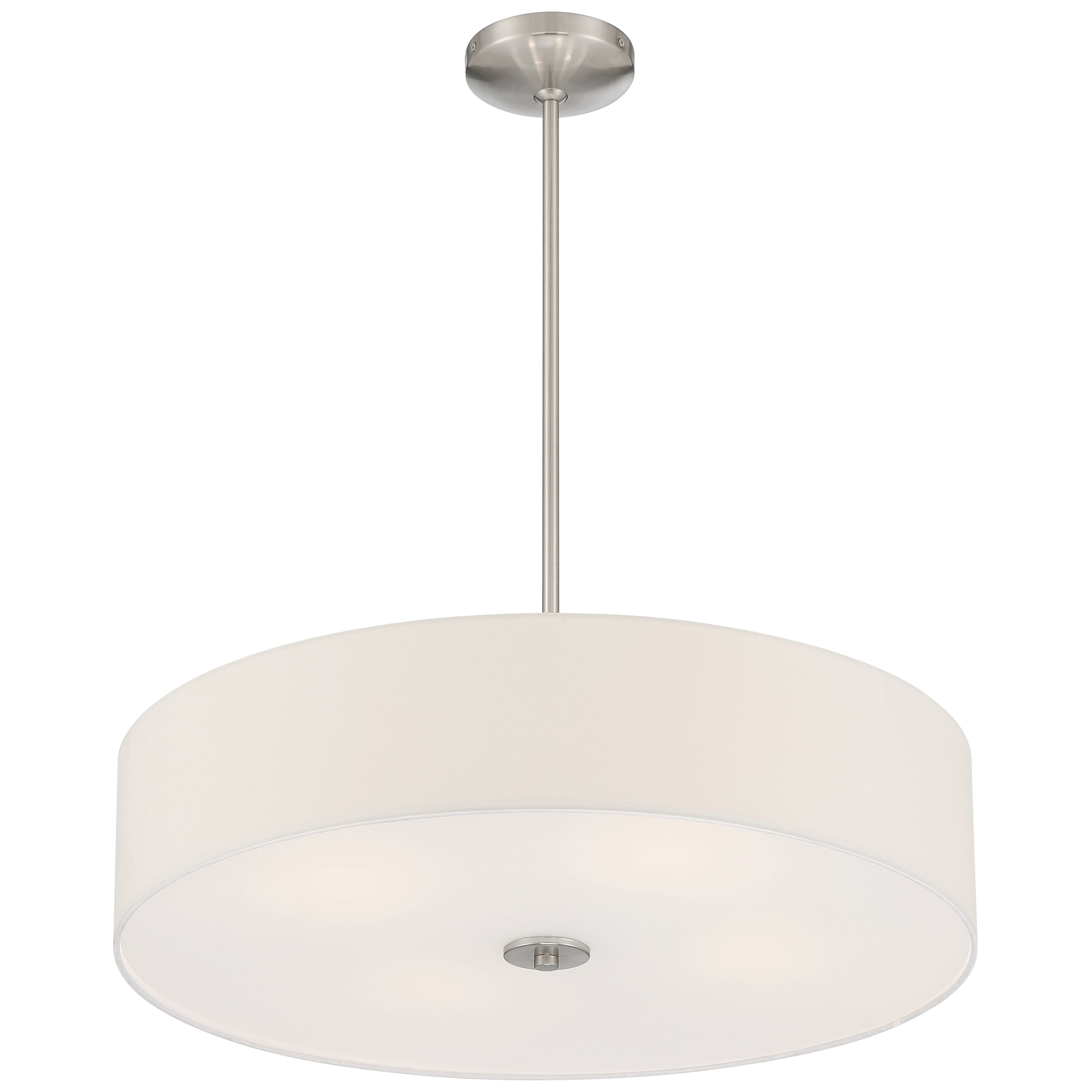 brushed steel led pendant