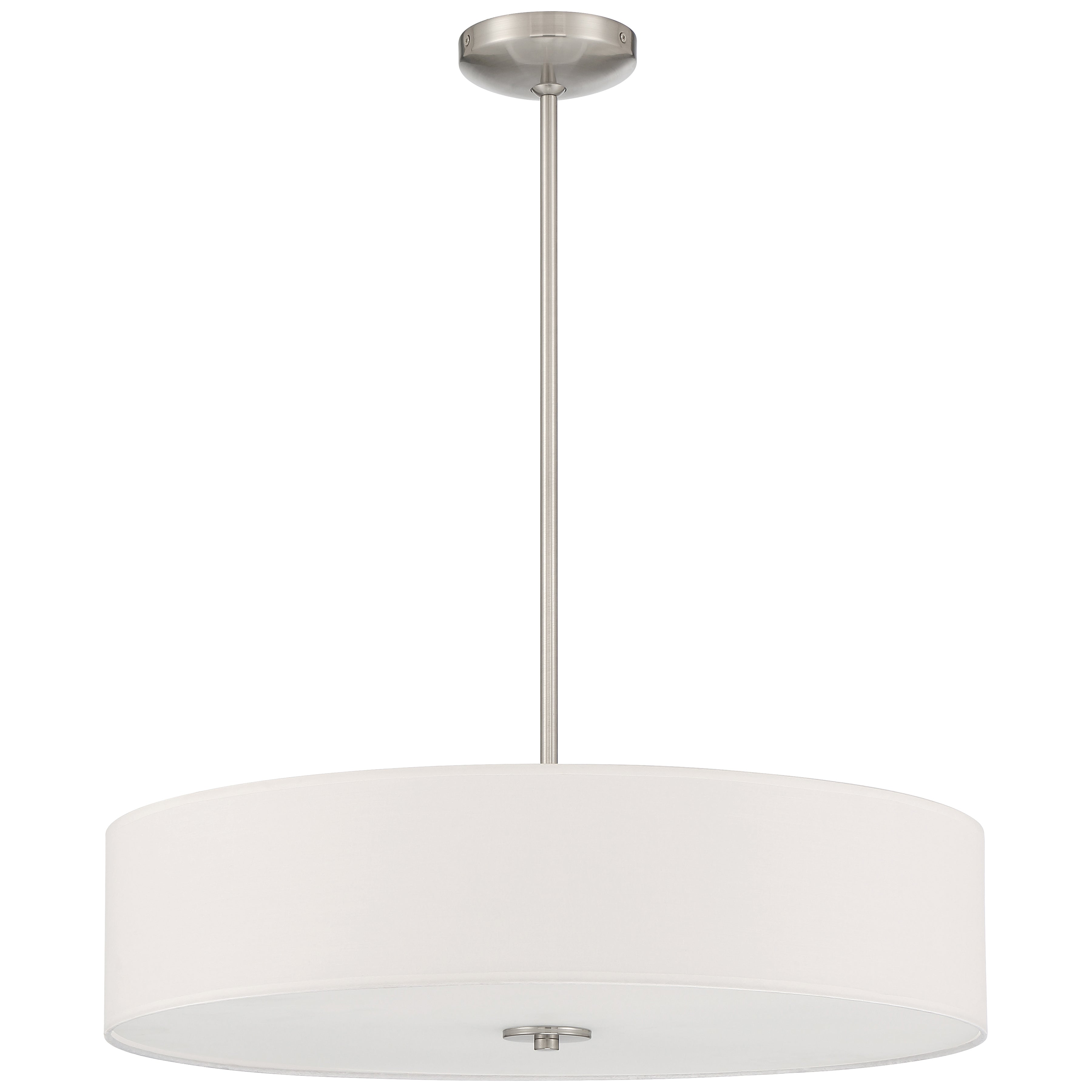 brushed steel led pendant