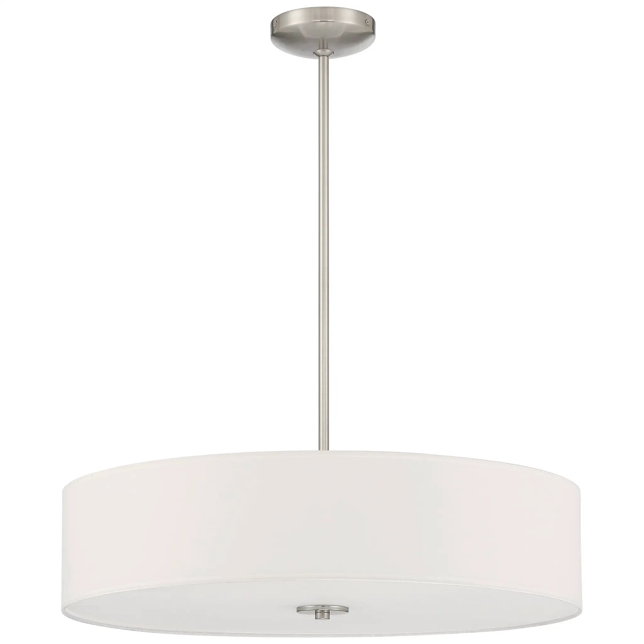 brushed steel led pendant