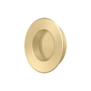 Deltana 1-7/8" Round Solid Brass Flush Pull by Deltana