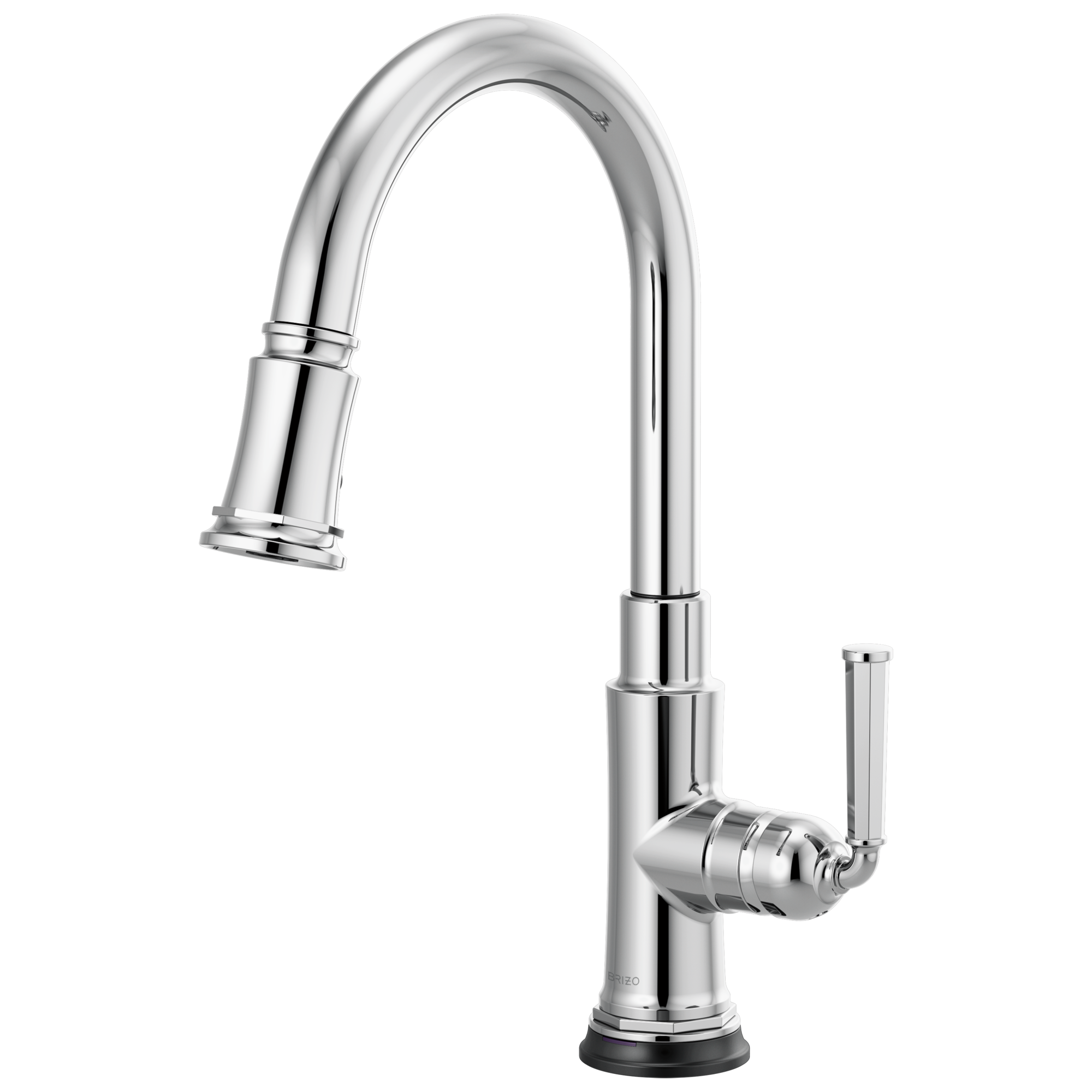 chrome pull-down faucet