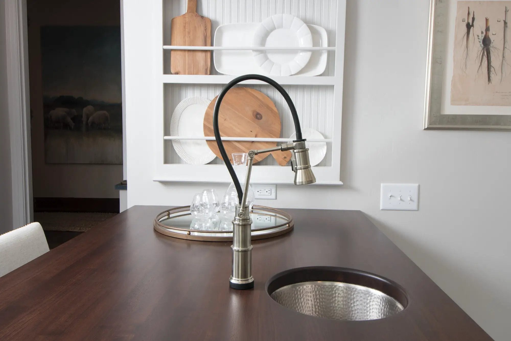 stainless kitchen faucet