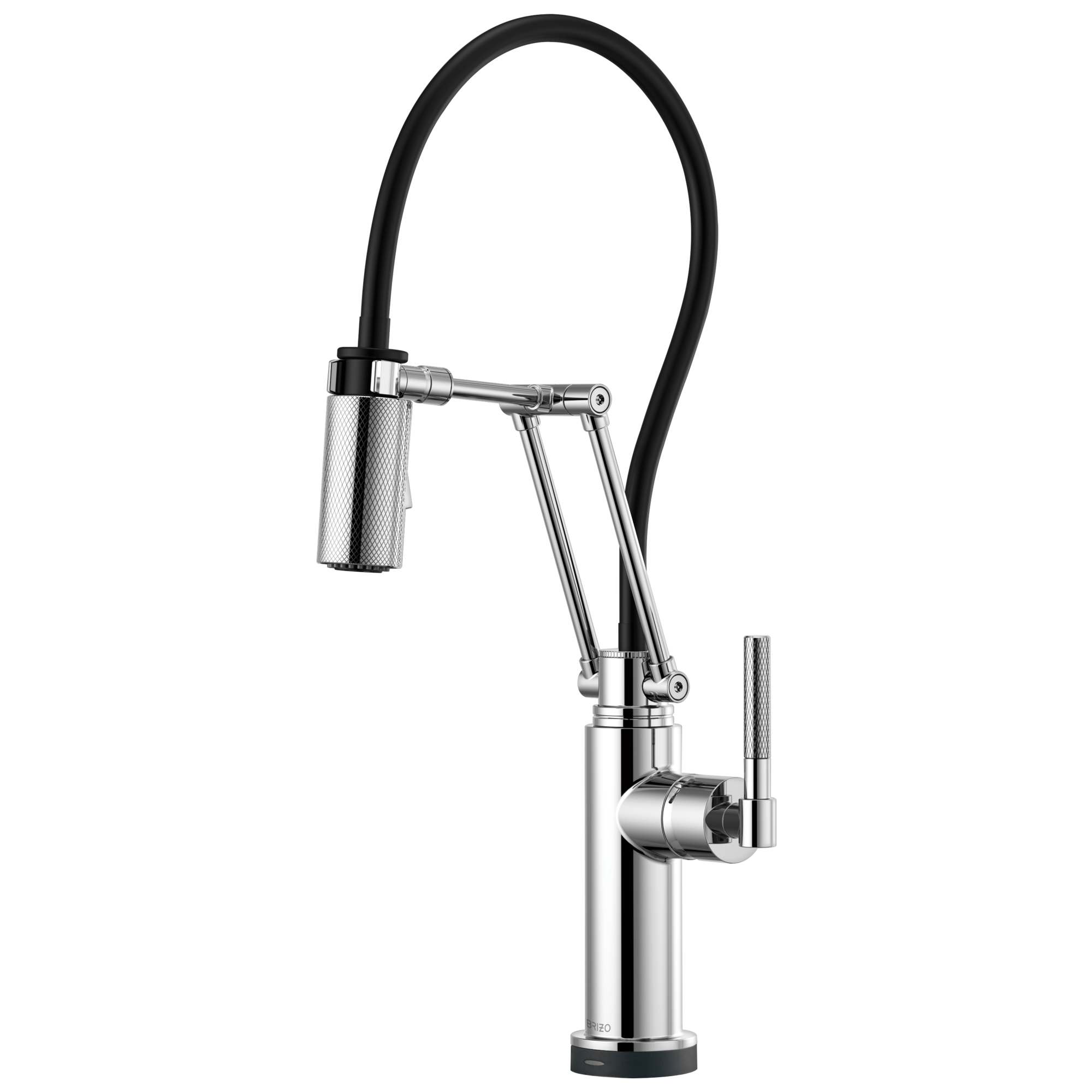 chrome kitchen faucet